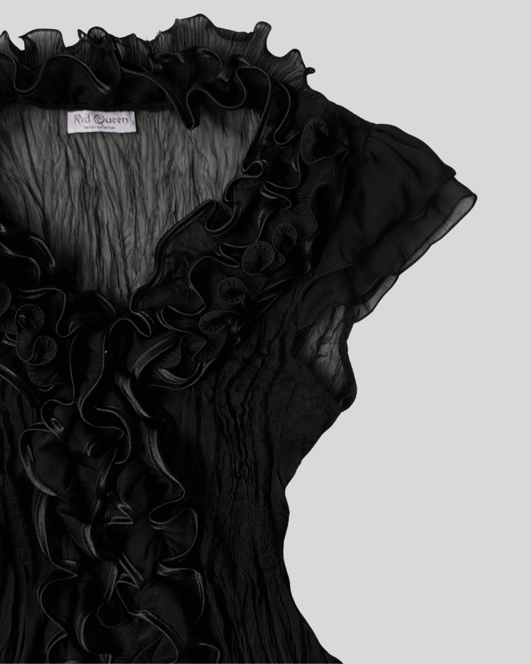 Transparent Half Sleeve Shirt