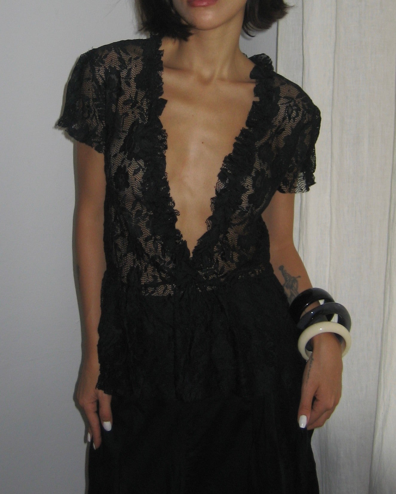 Lace Transparent Blouse