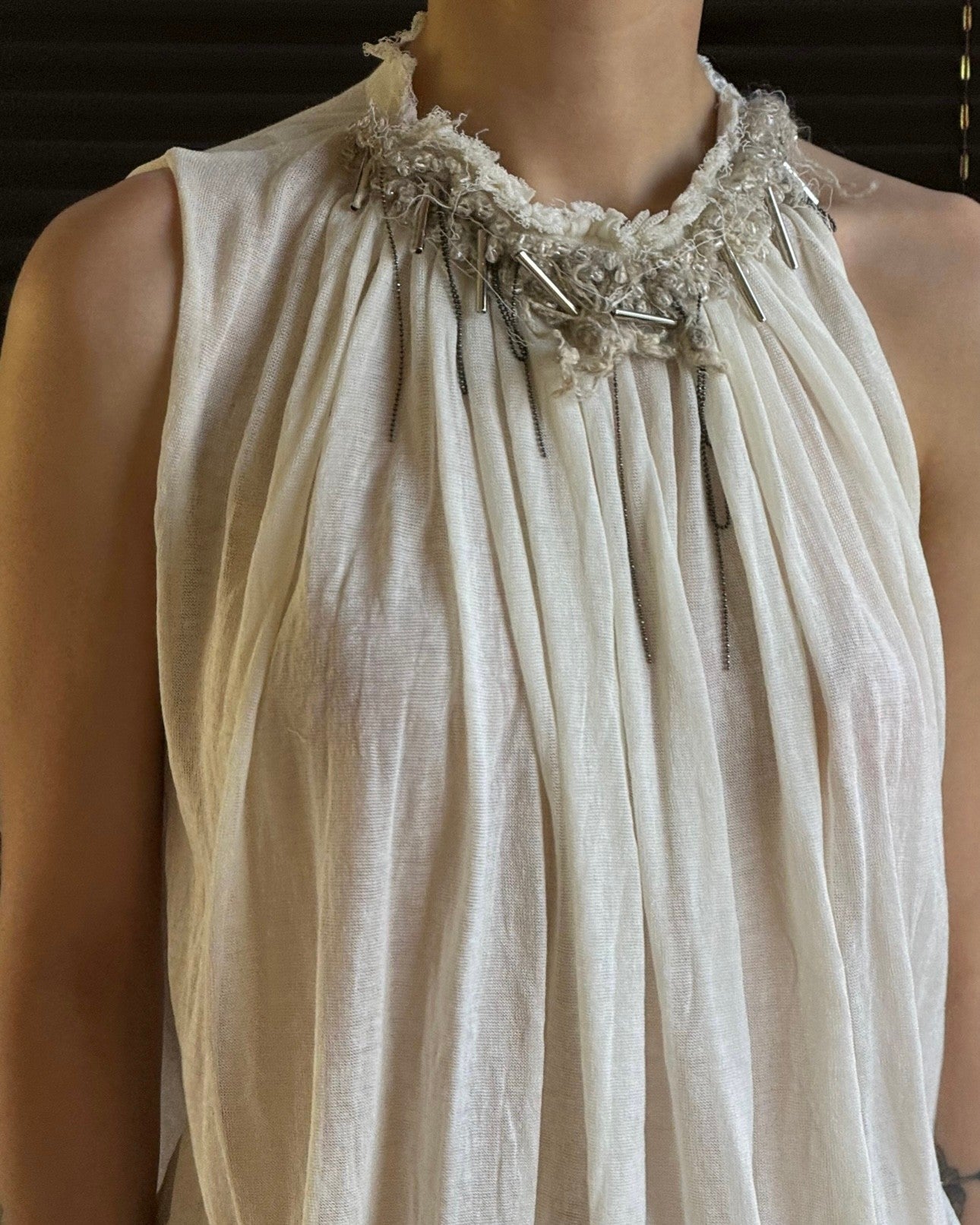 Asymmetrical Sleeve Blouse