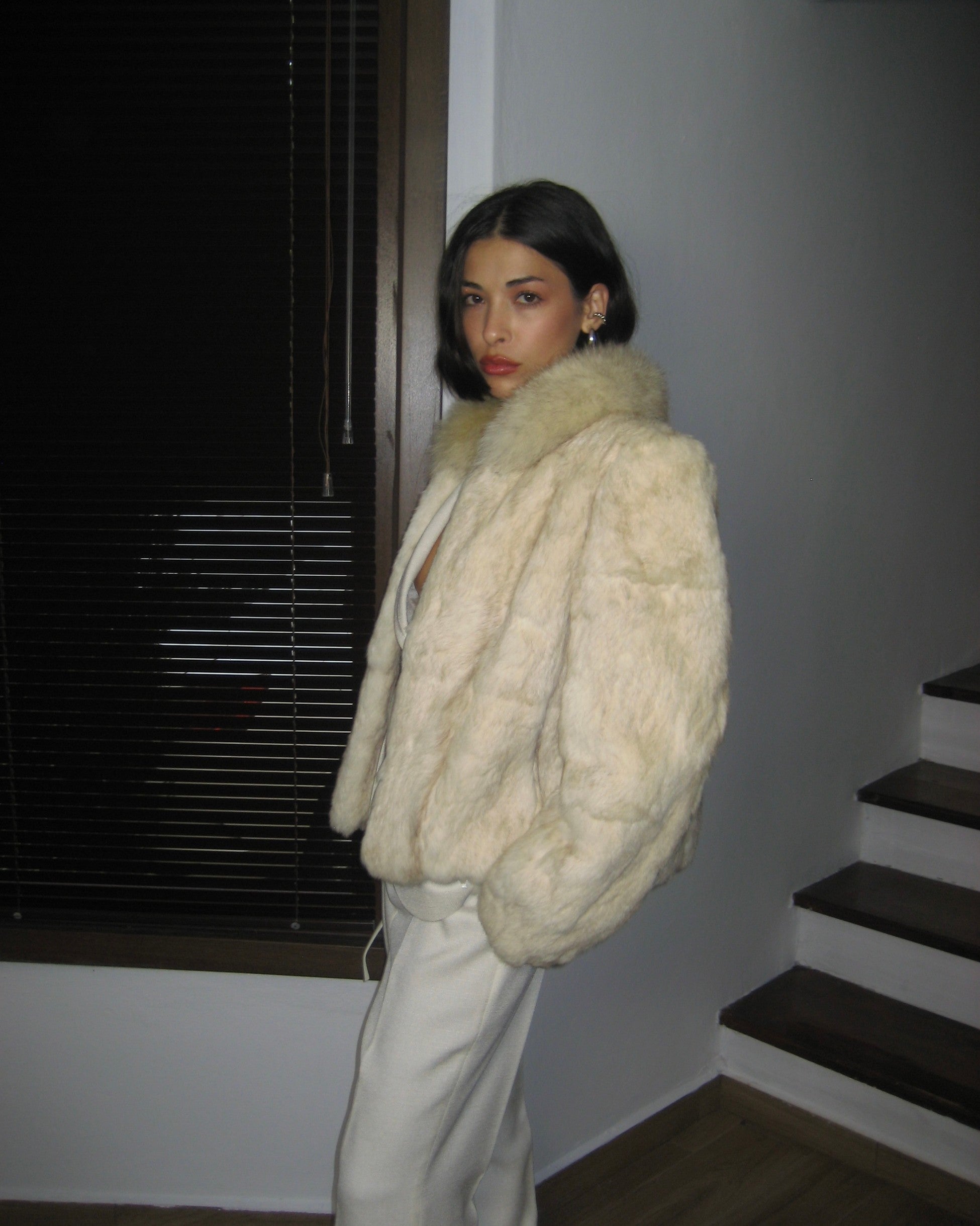 Vintage Rabbit Fur