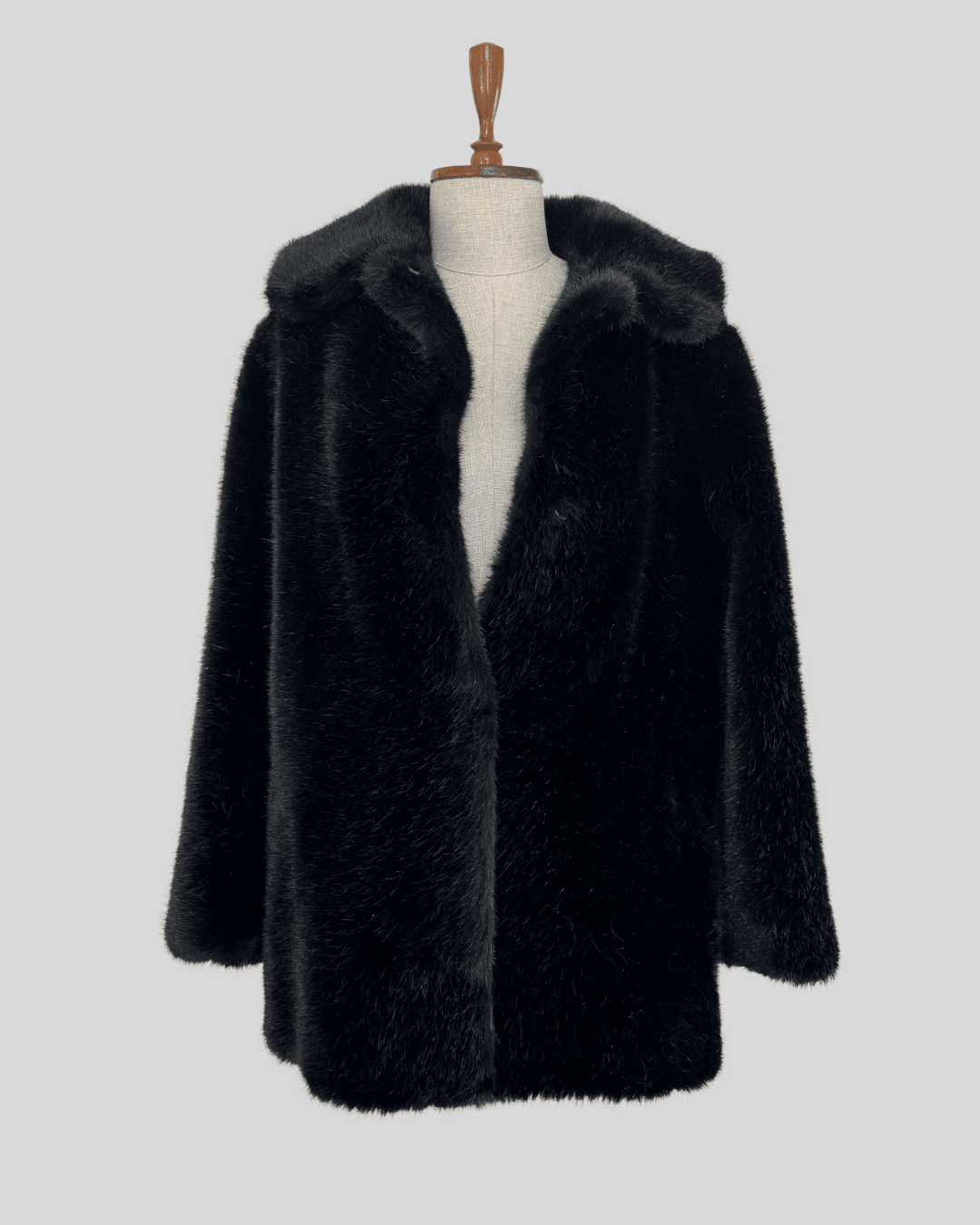 Black Plush Fur