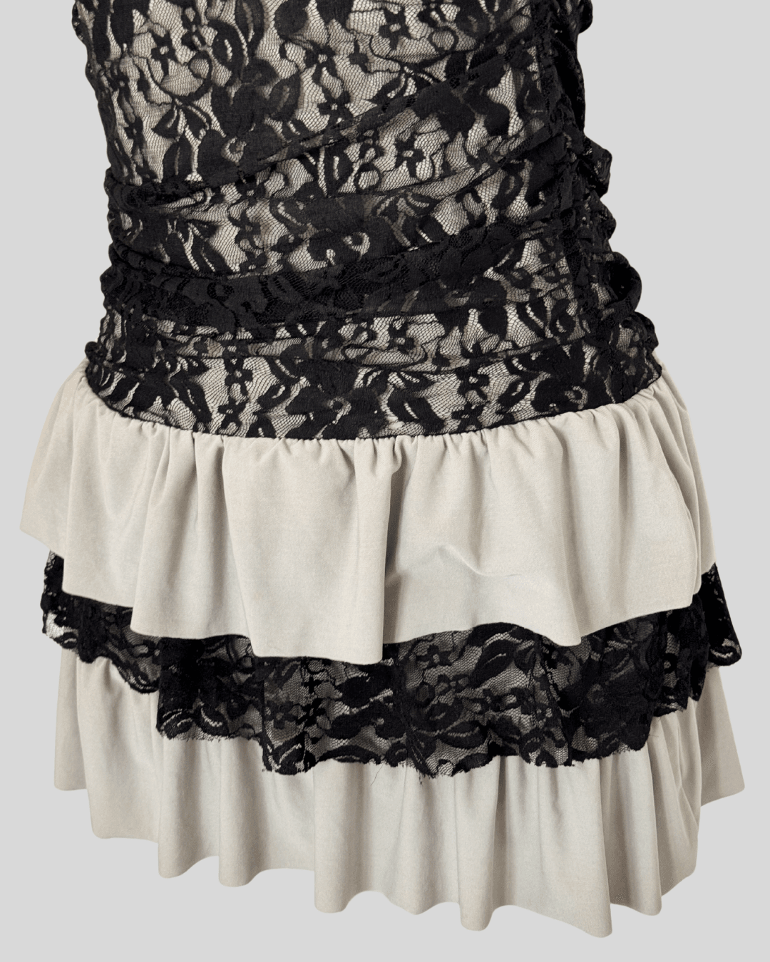 Lace Detailed Mini Dress