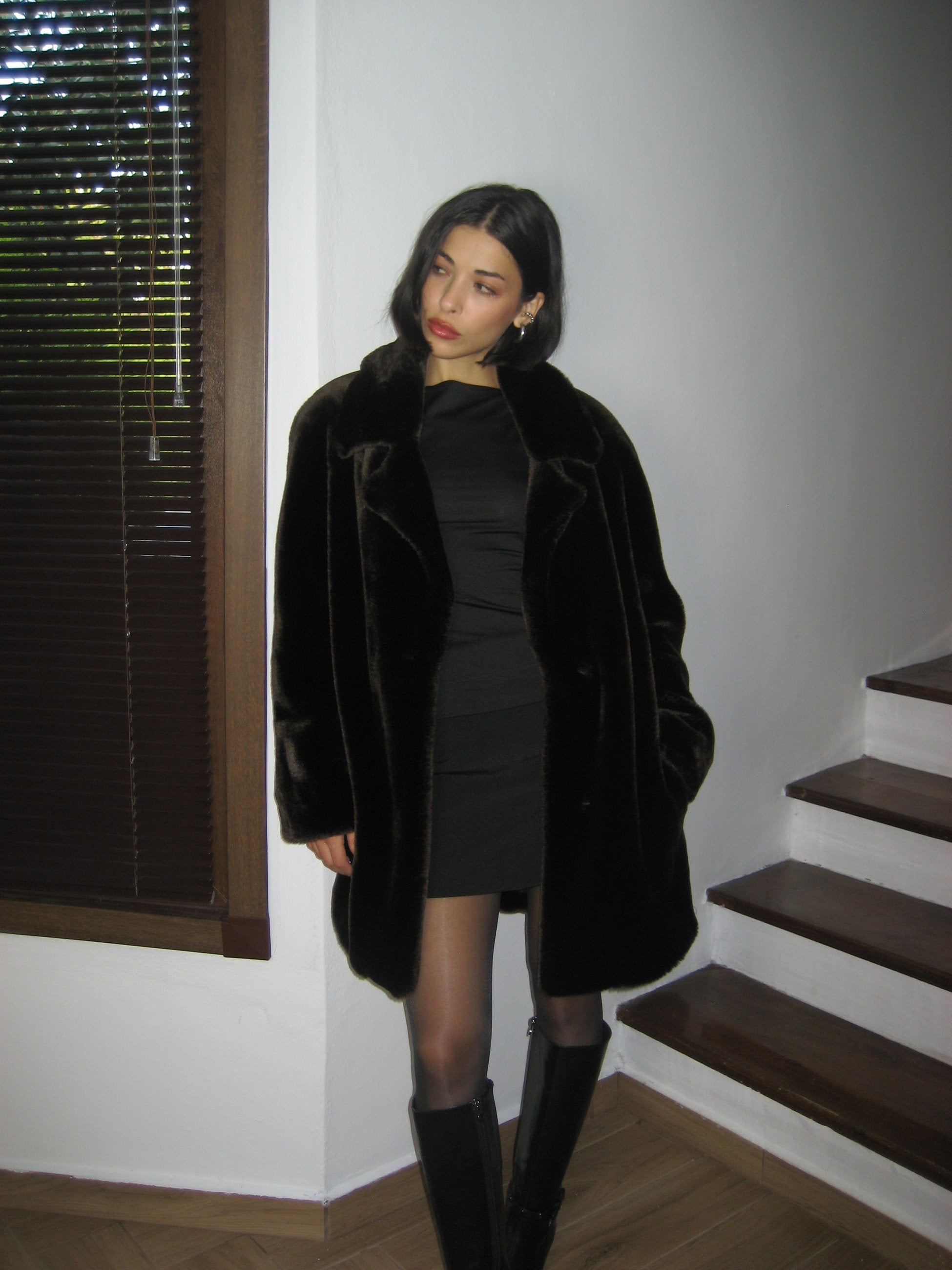 Brown Plush Fur