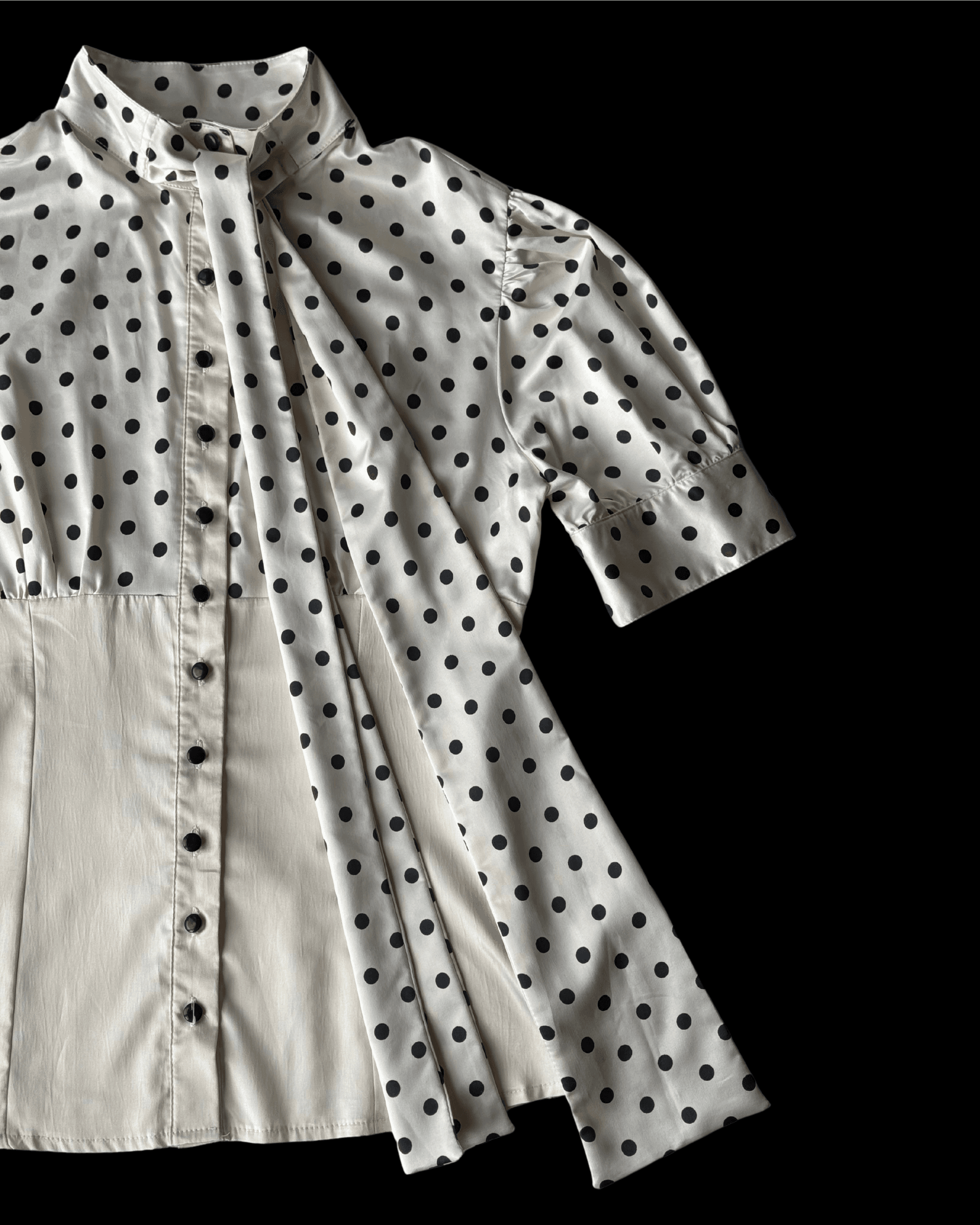 Polka Dot Short Sleeve Shirt