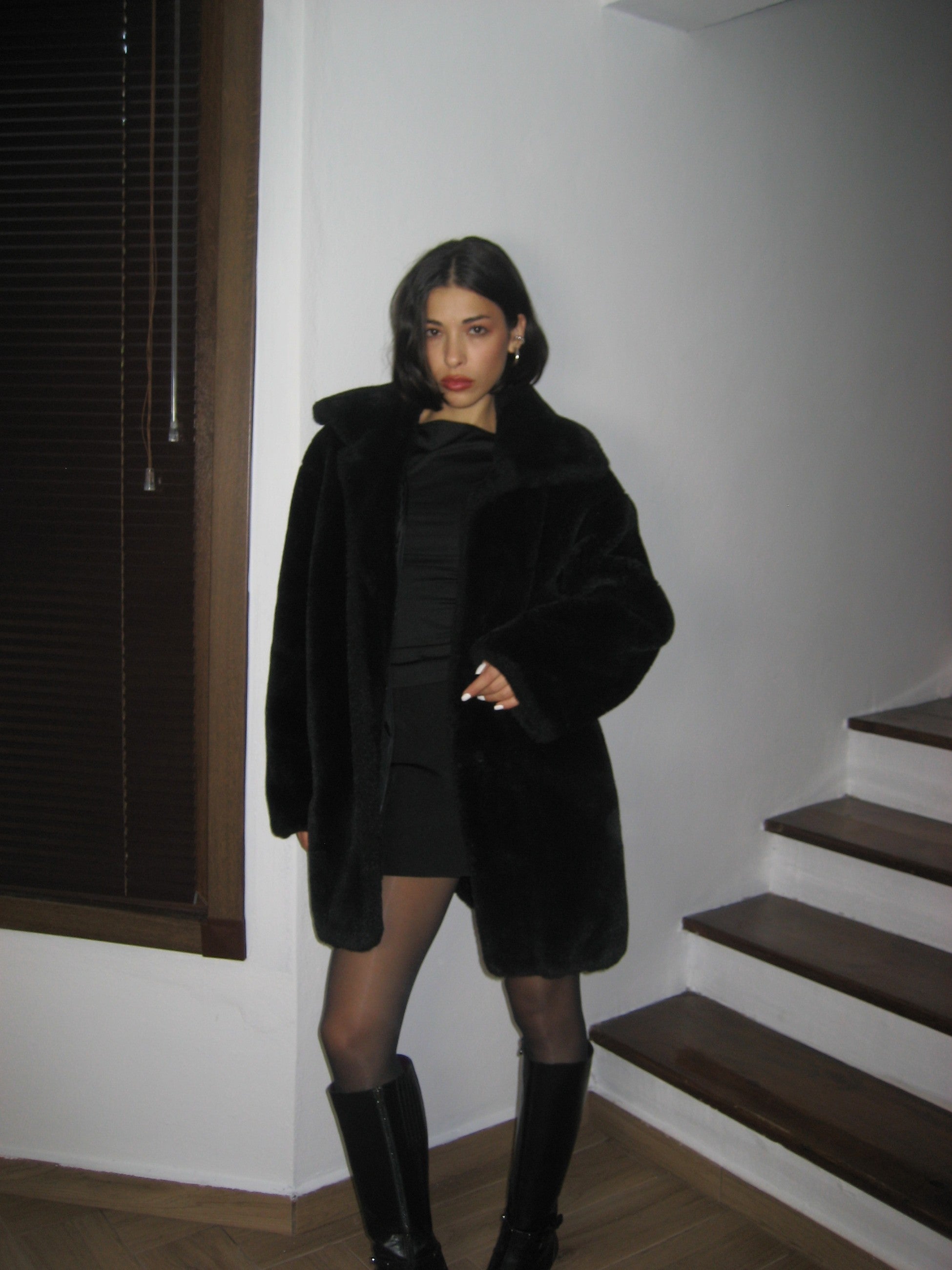 Black Plush Fur