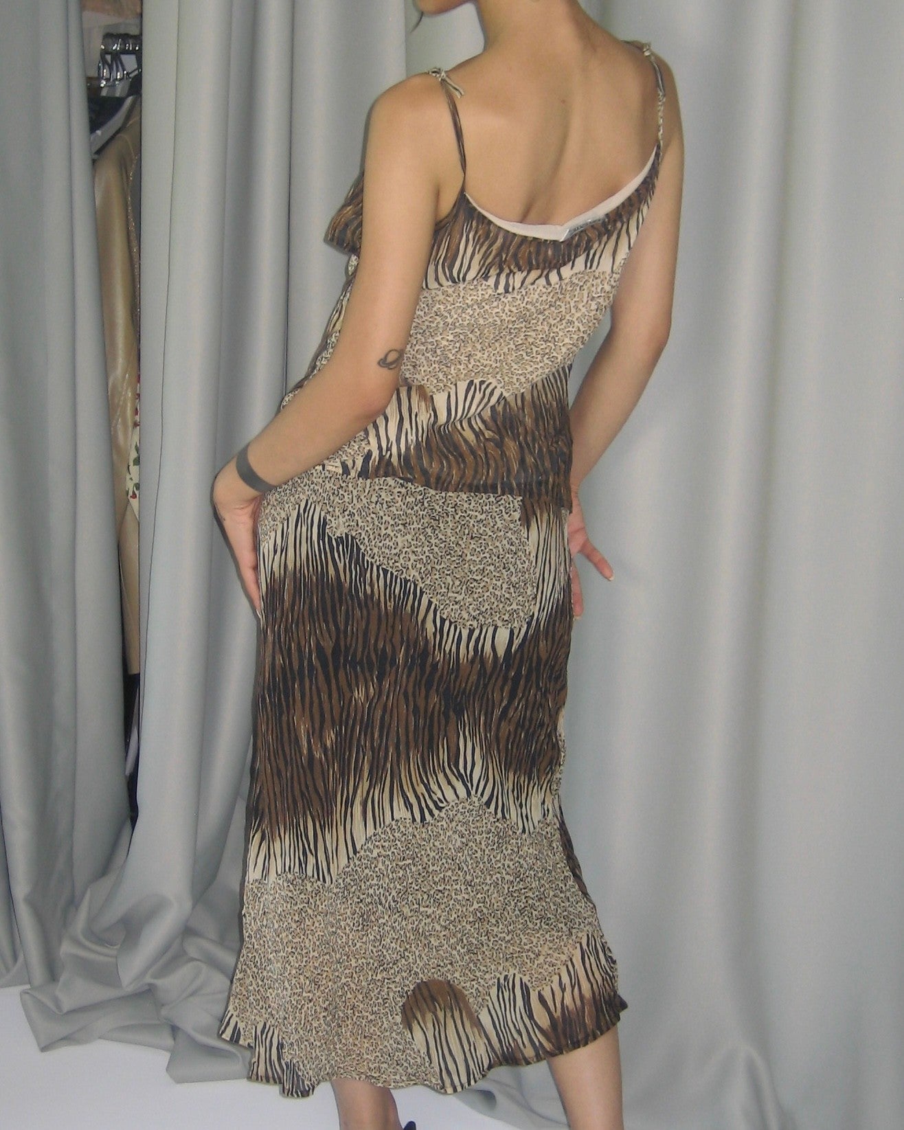 Animal Patterned Two Piece Suit
