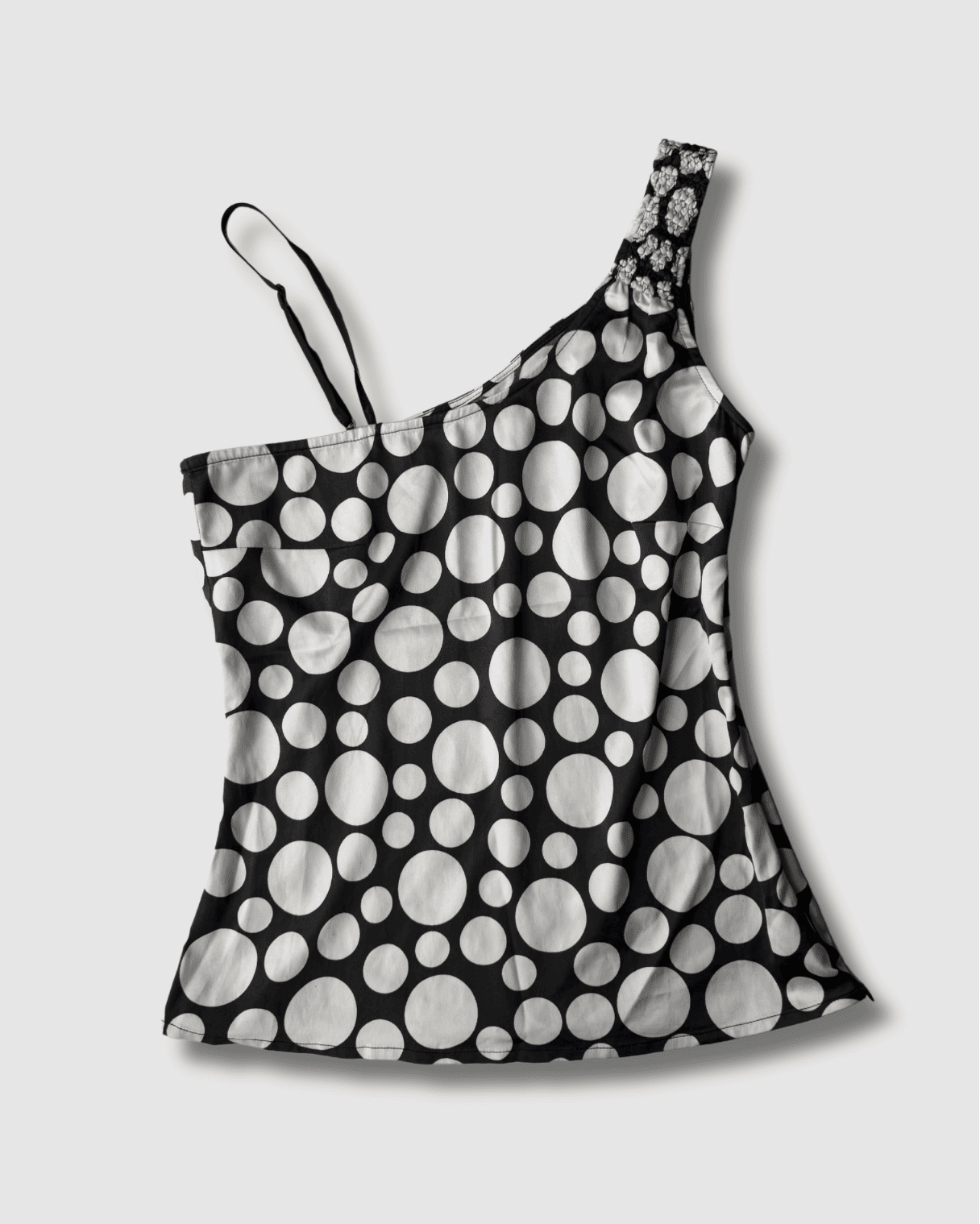 Polka Dot Satin Blouse
