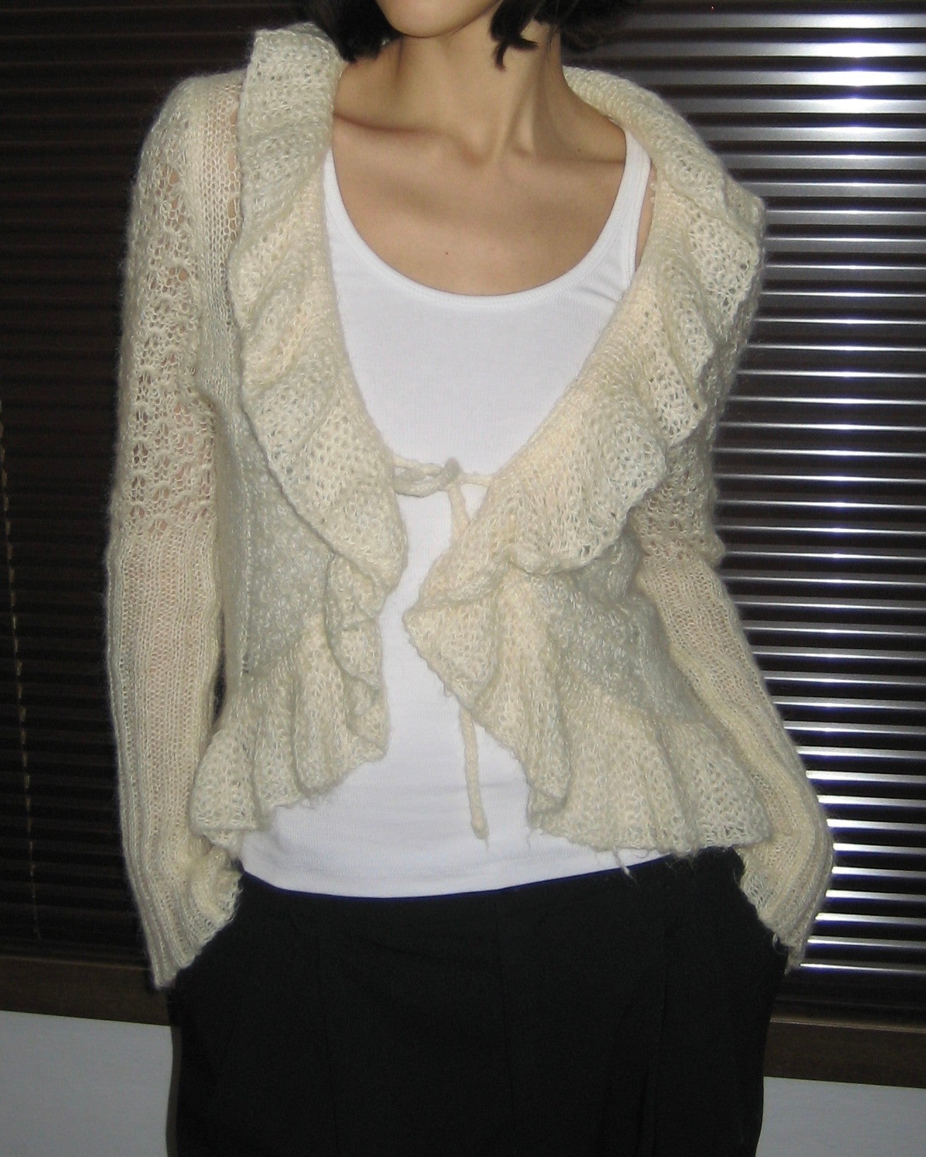 Tied Thin Cardigan