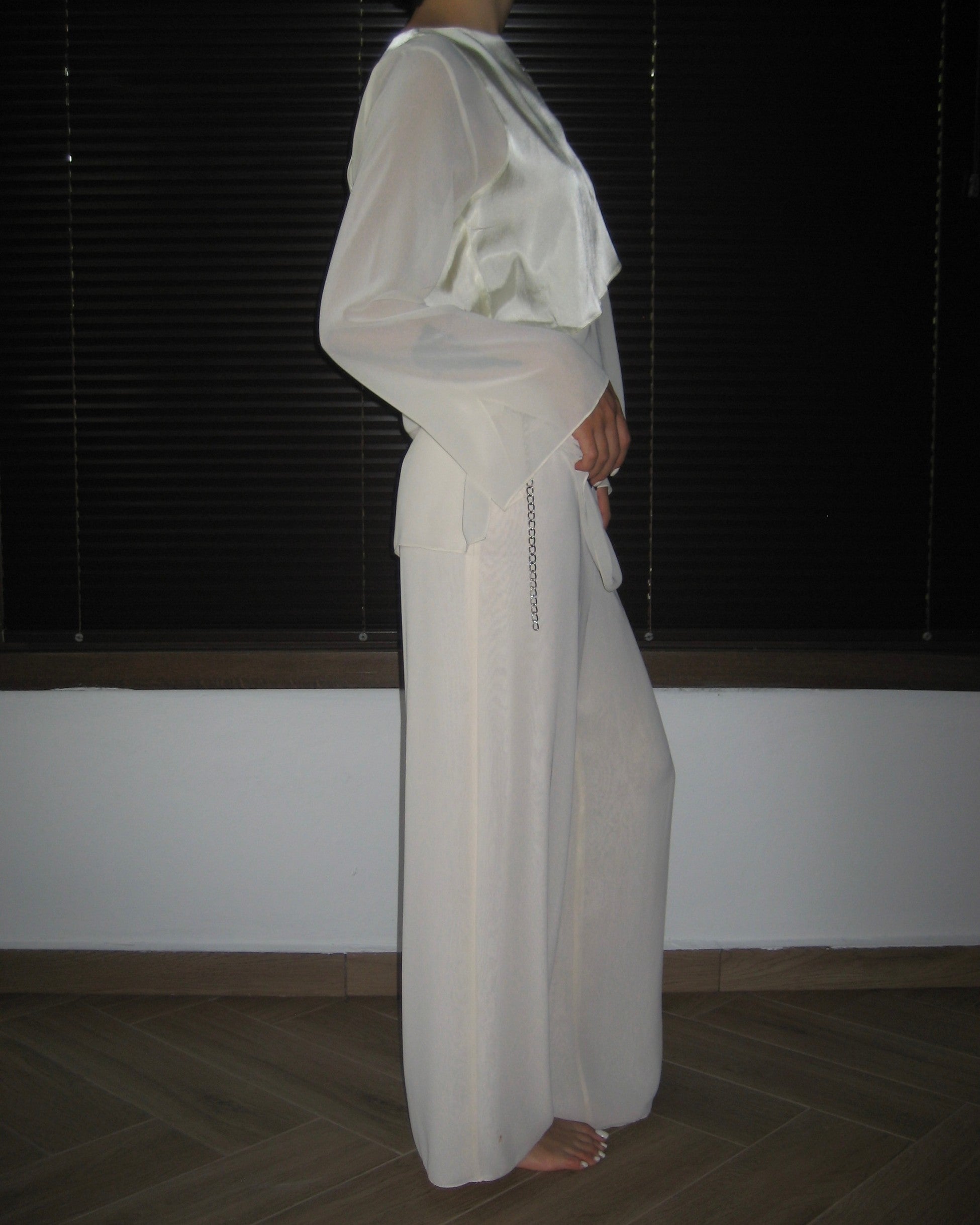 Cream Two Piece Suit