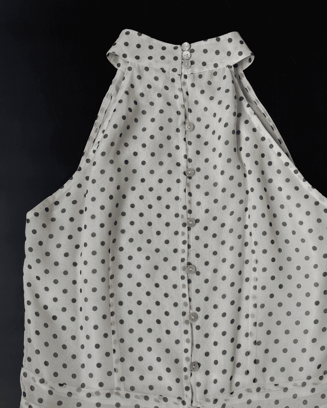 Polka Dot Silk Blouse