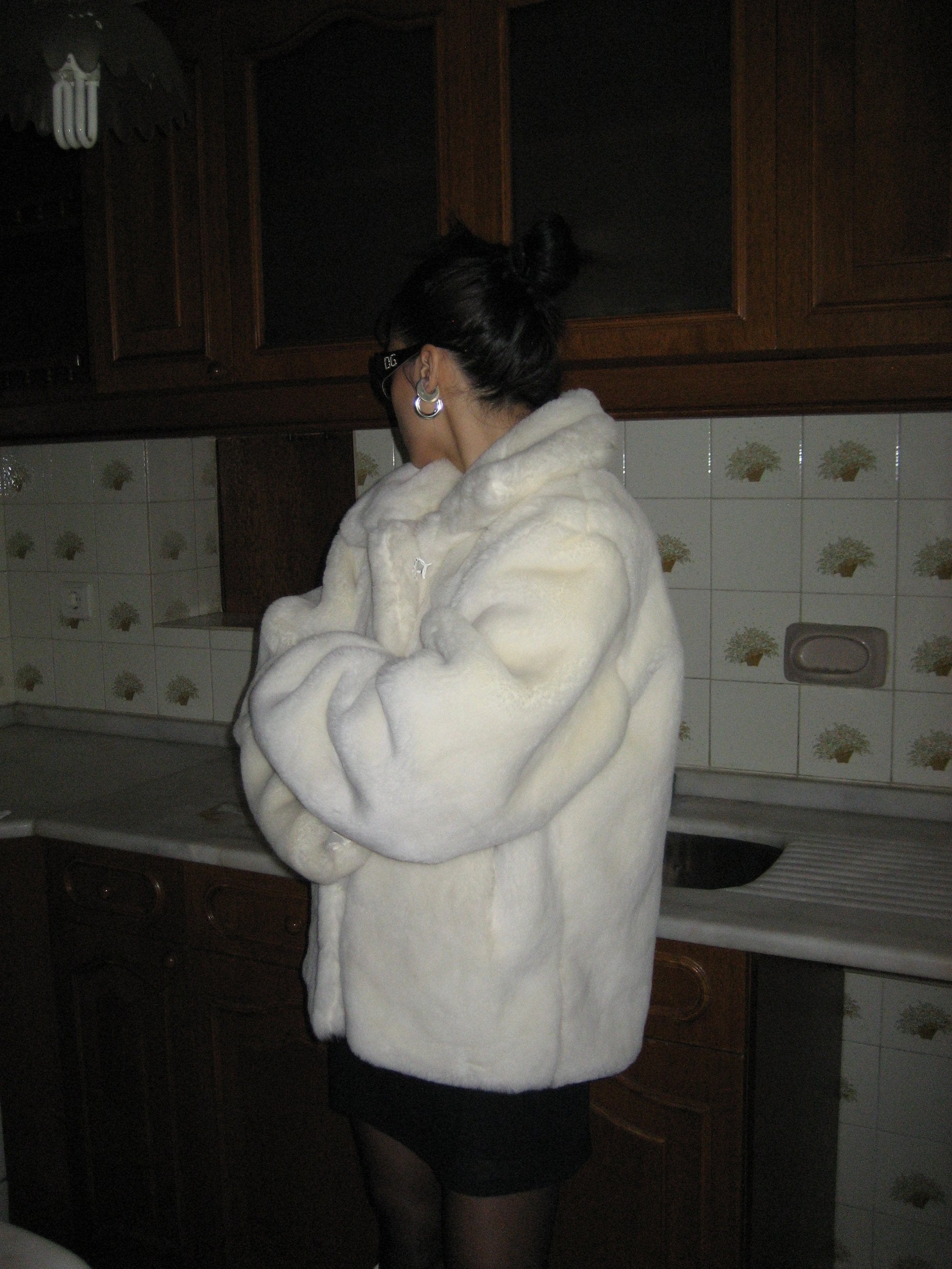 Cream Short Plush Fur