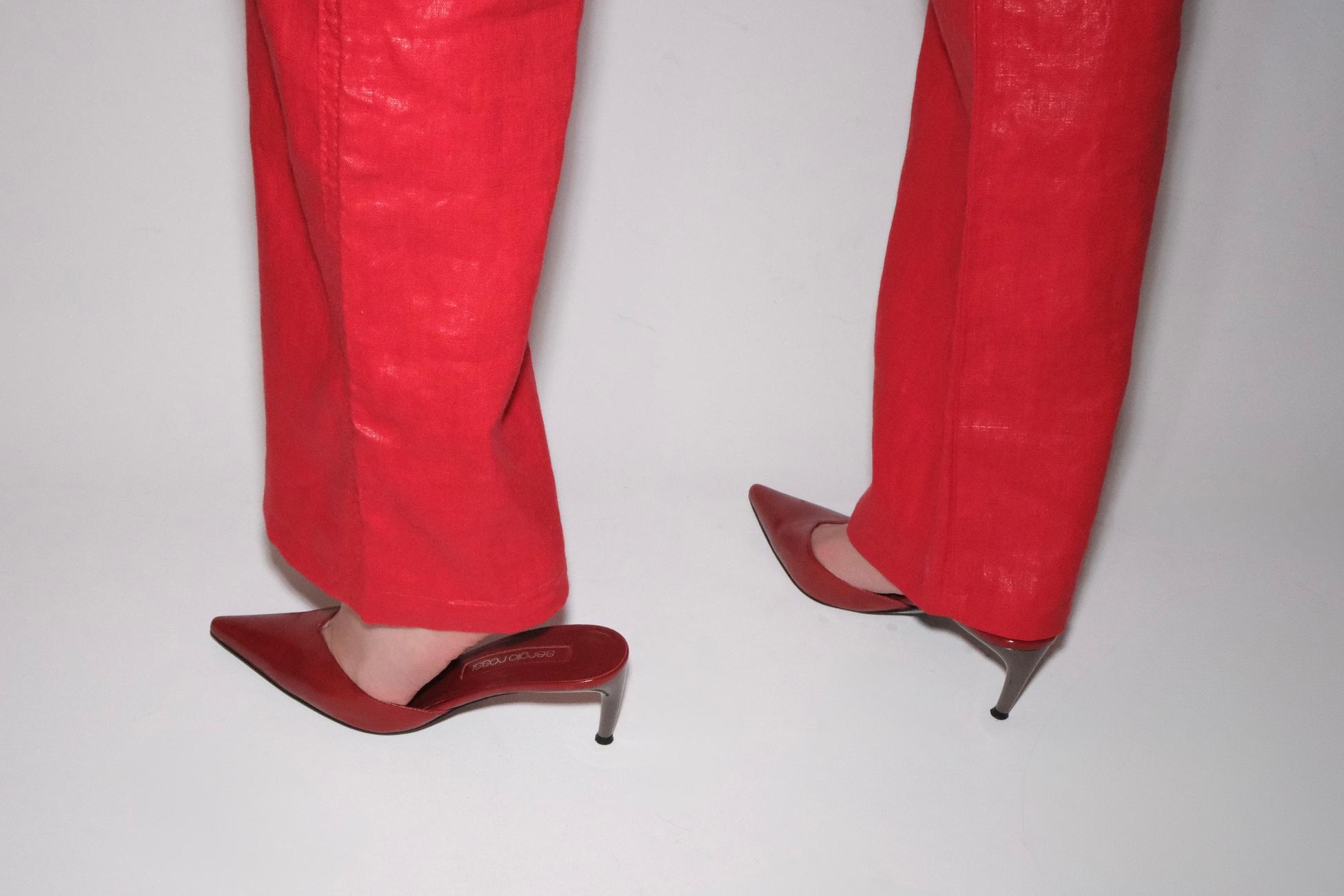 Sergio Rossi High Heel Slippers