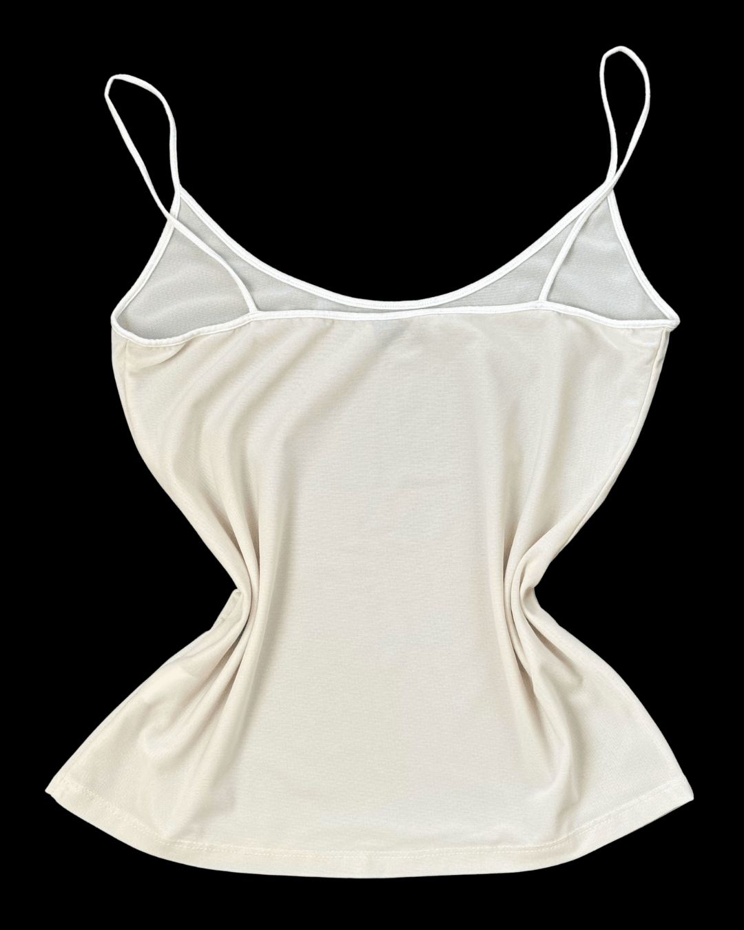 Vakko Ecru Strap Top