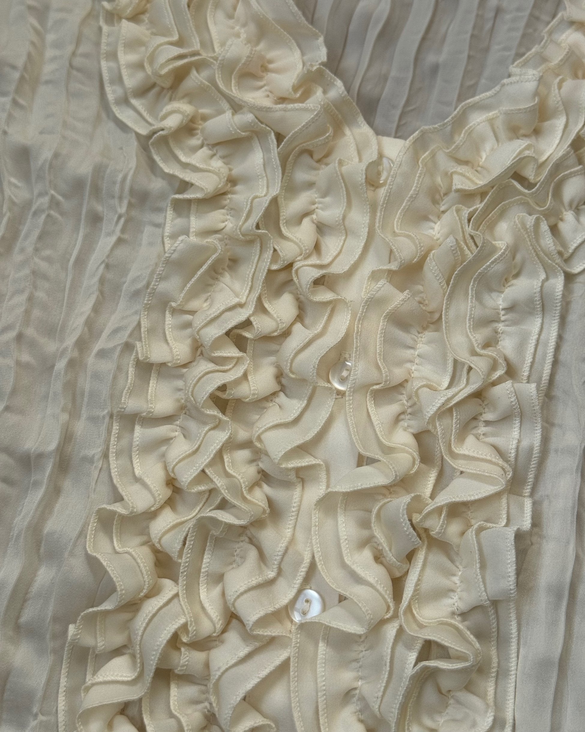 Half Sleeve Cream Shirt