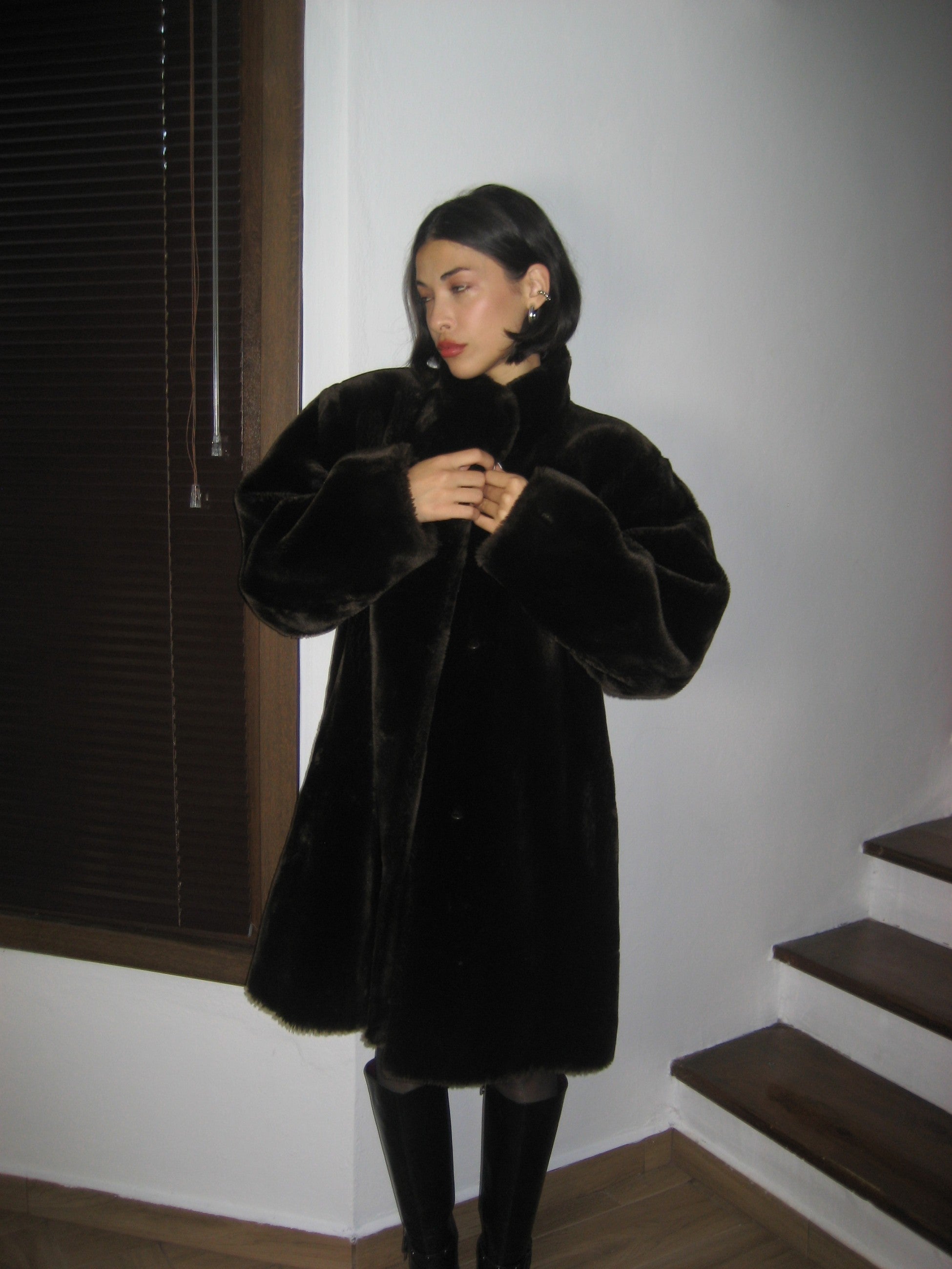 Paris Brown Plush Fur