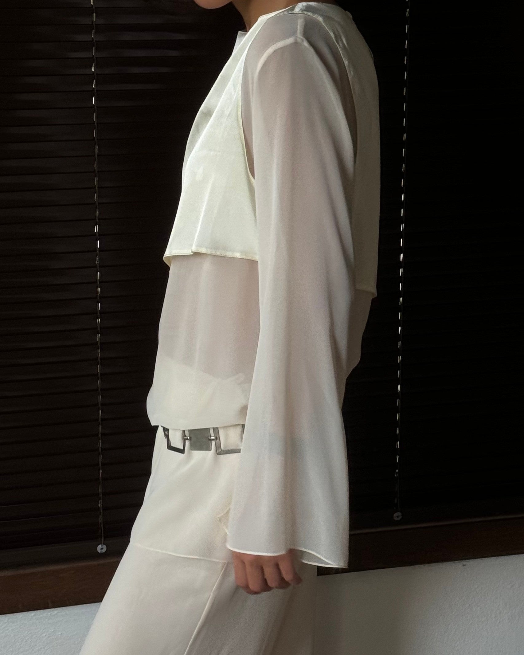 Cream Two Piece Suit