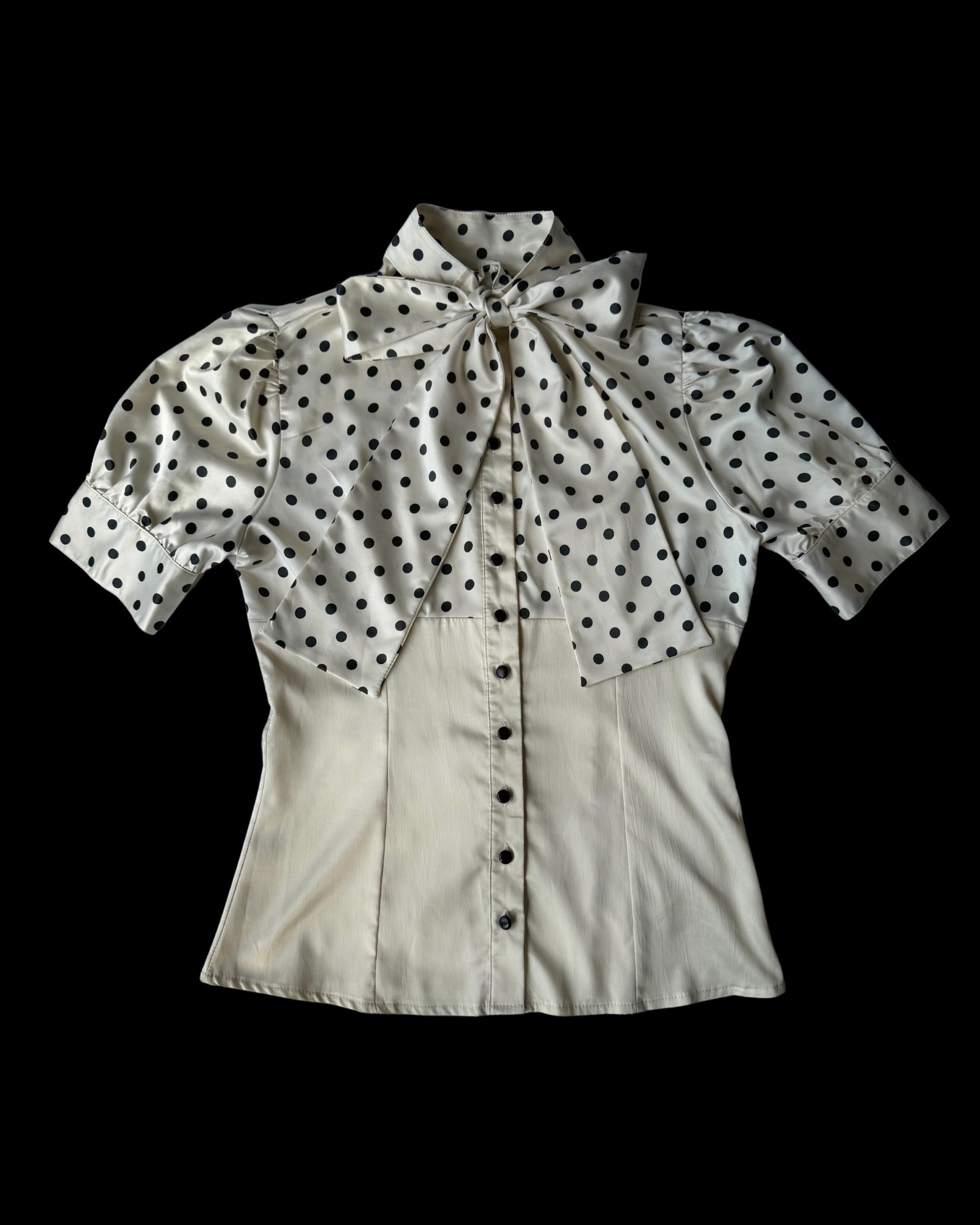 Polka Dot Short Sleeve Shirt
