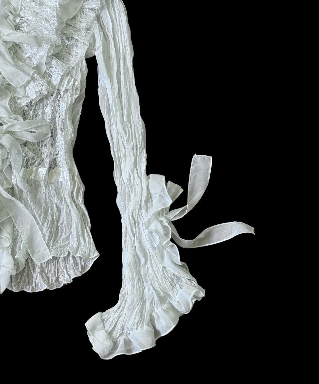 Tied White Shirt
