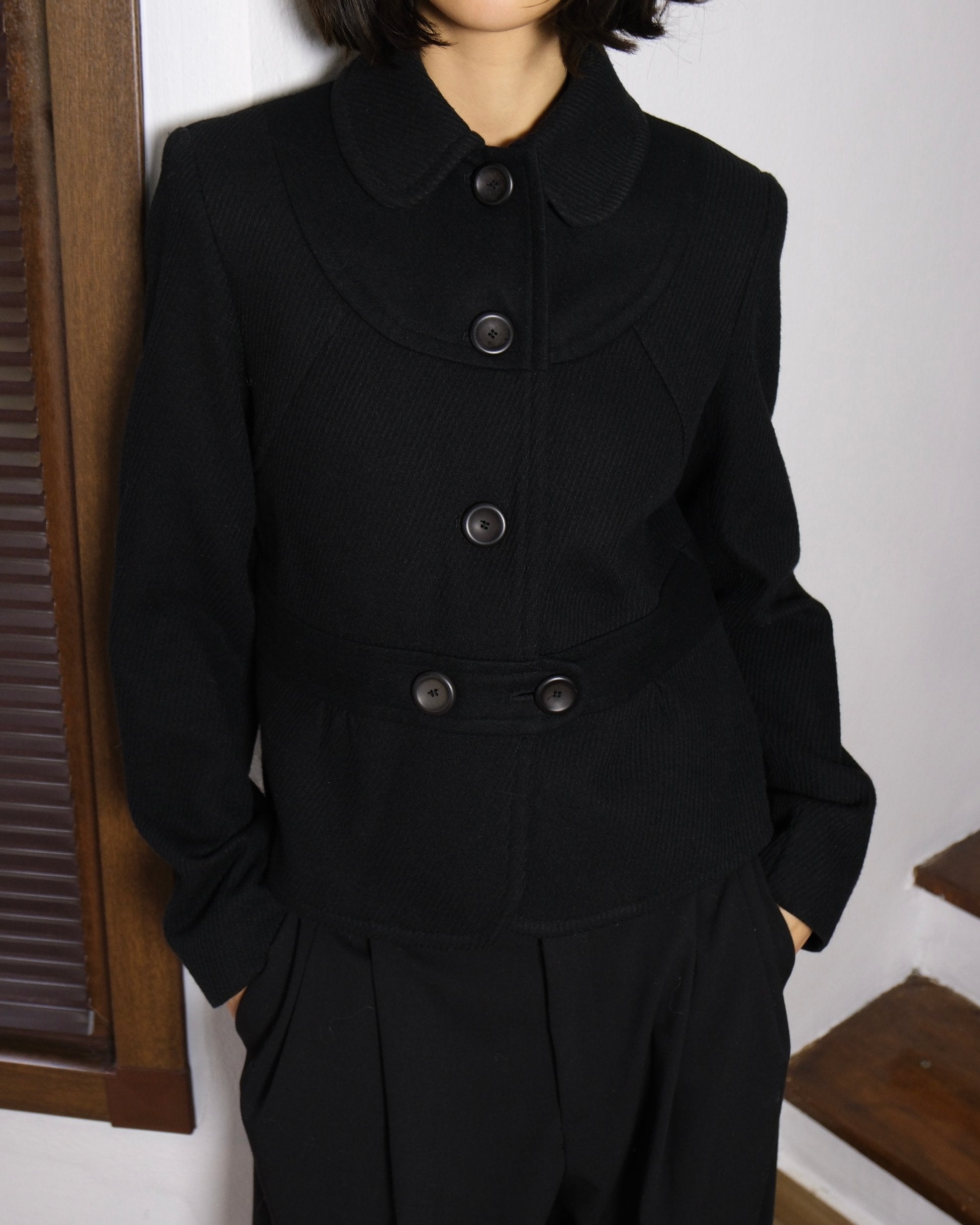 Textured Cashmere Jacket