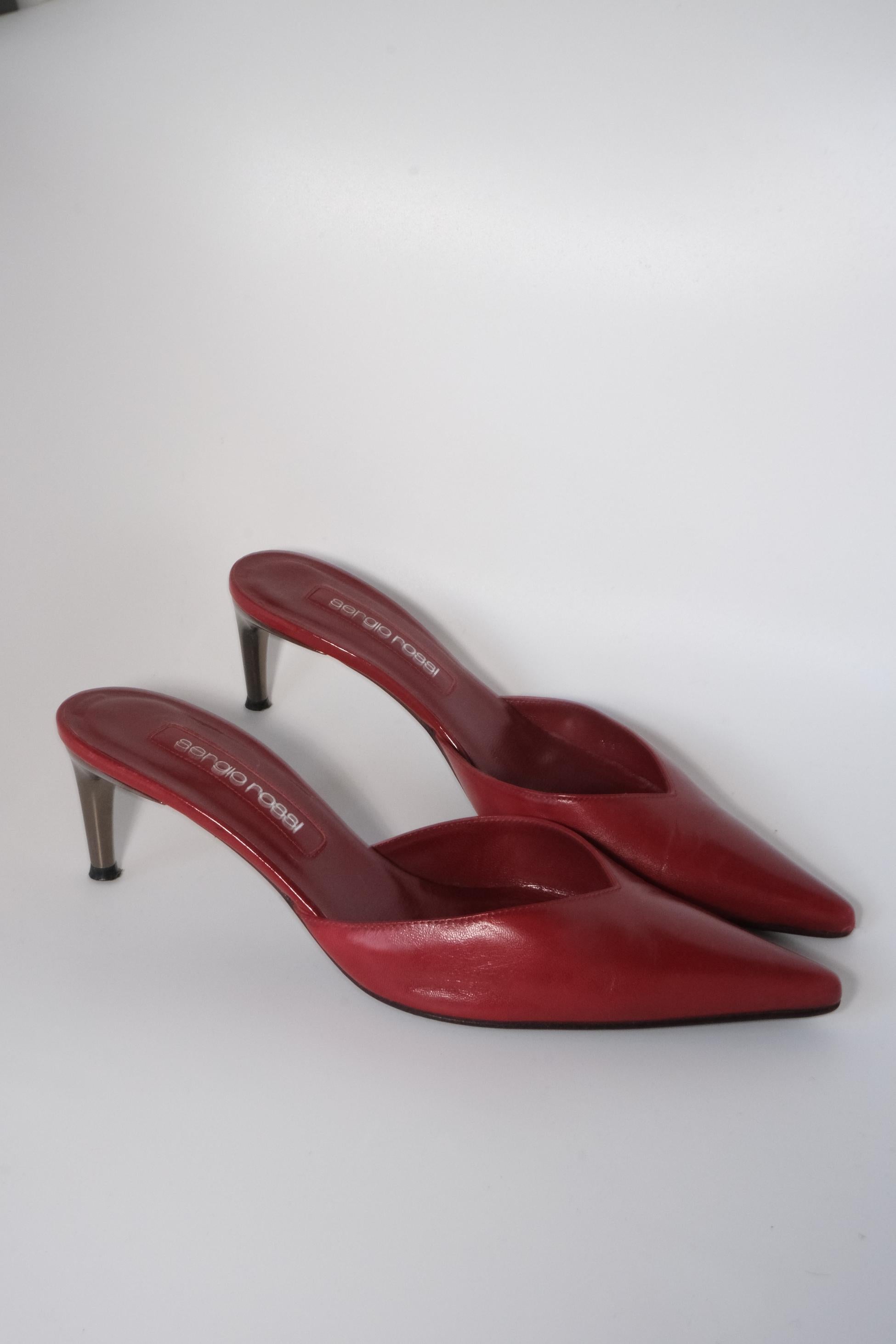 Sergio Rossi High Heel Slippers