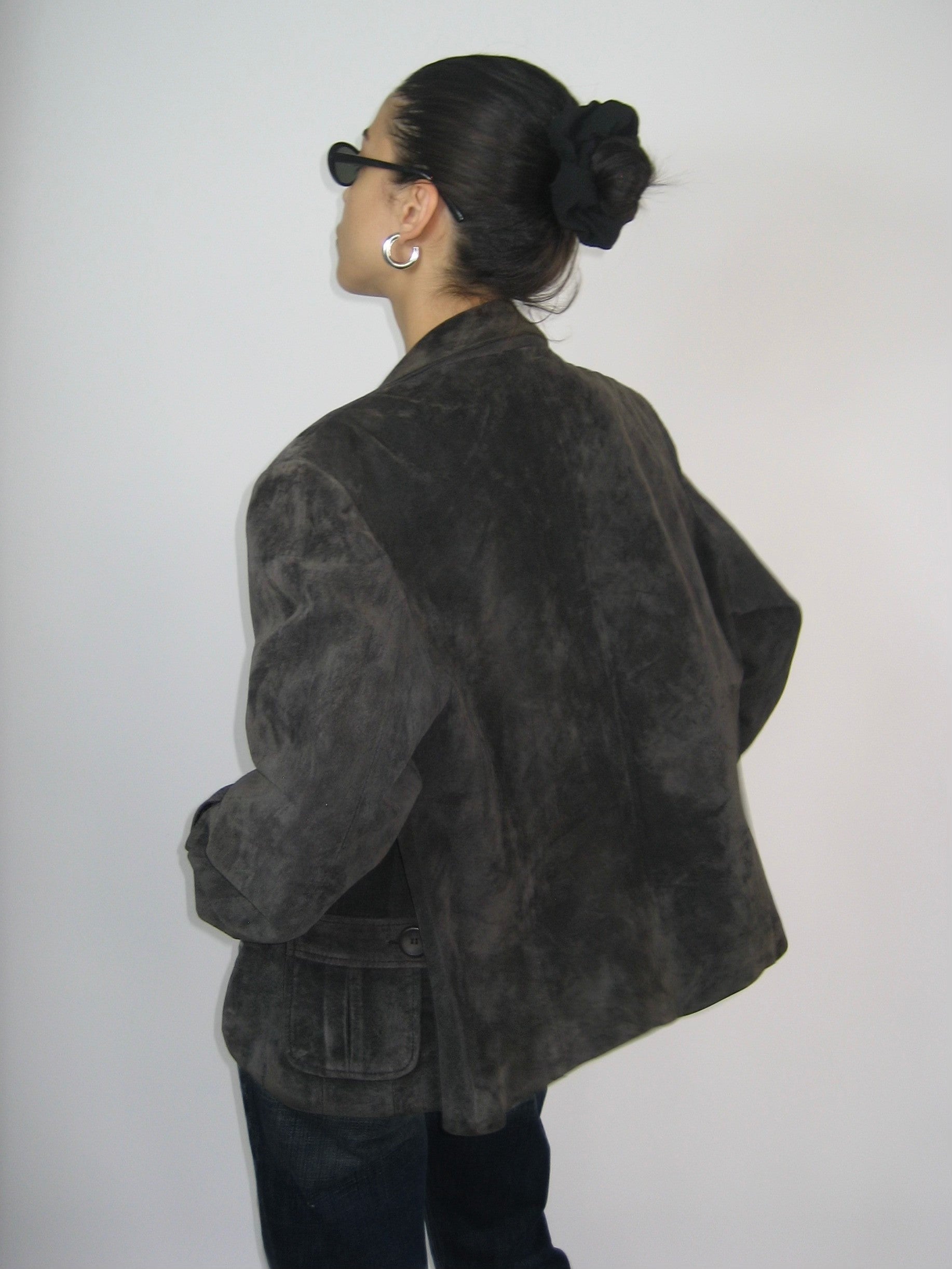 Anthracite Suede Jacket