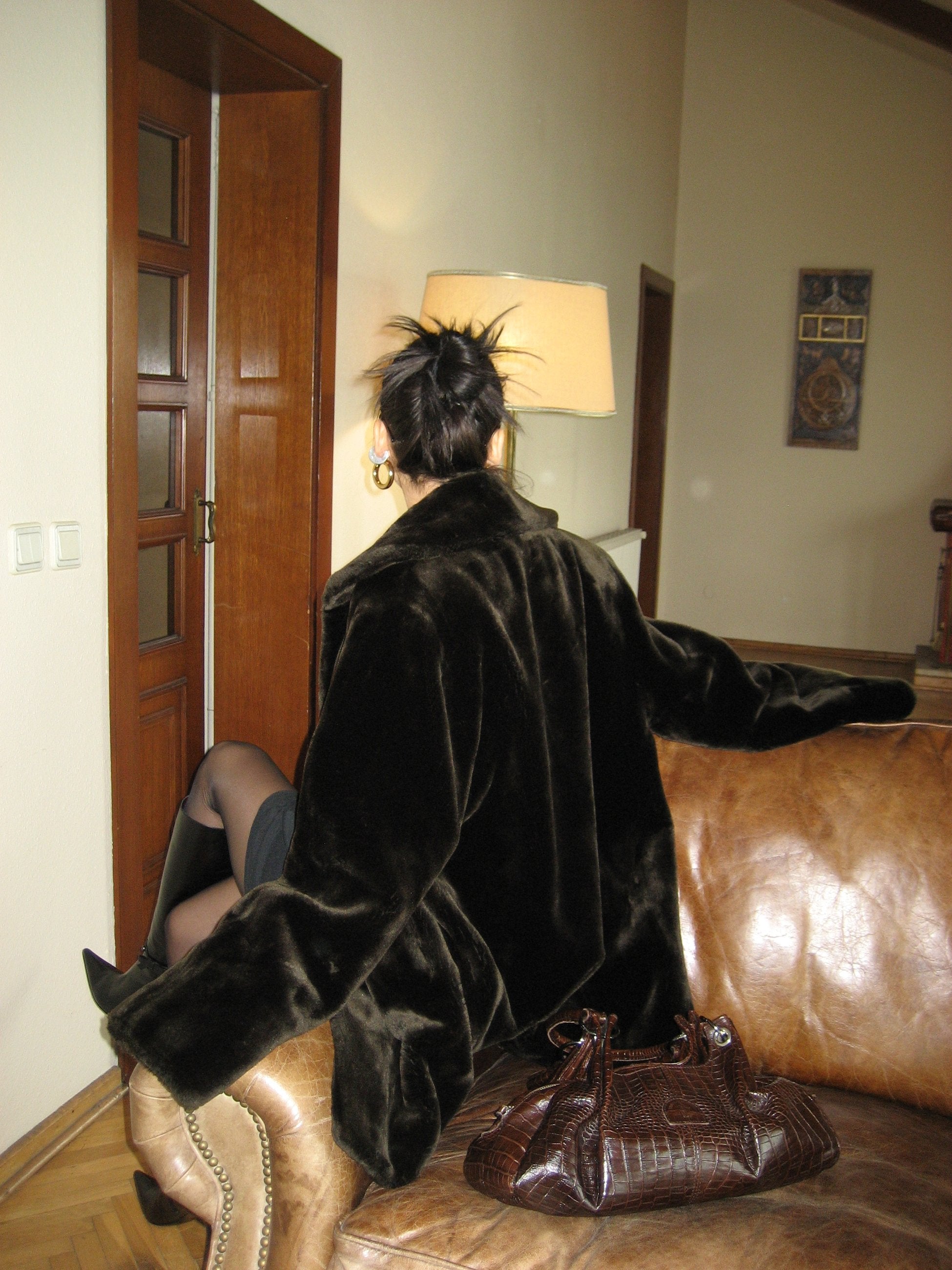 Brown Plush Fur
