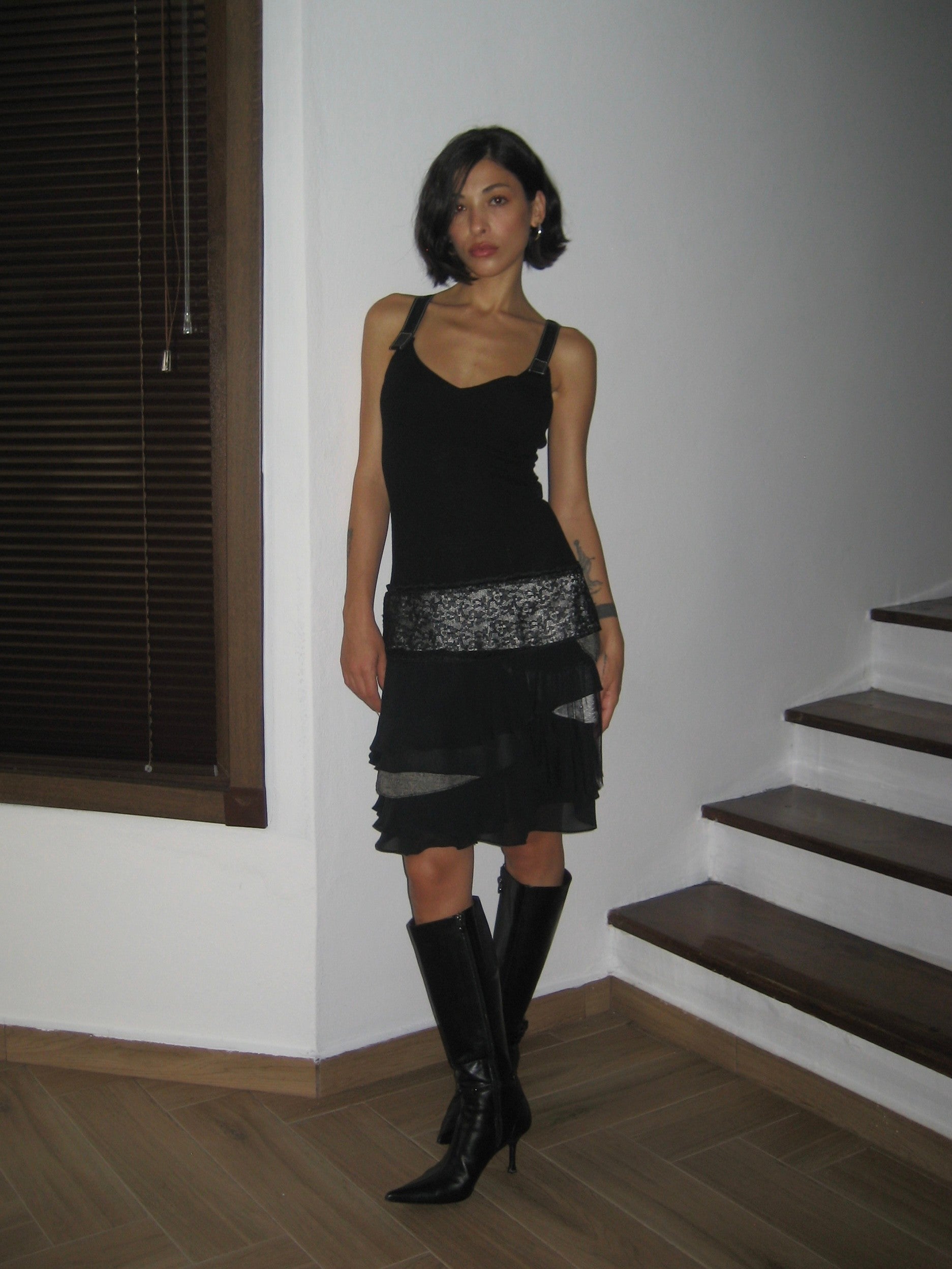 Black Wool Dress
