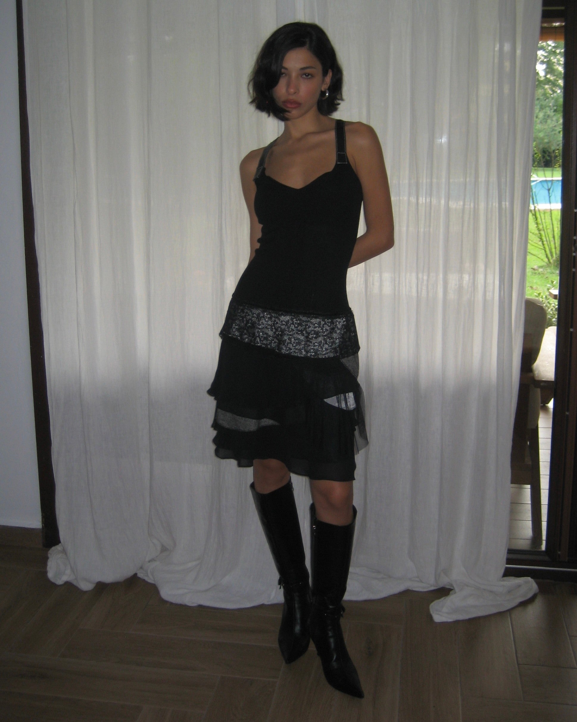 Black Wool Dress