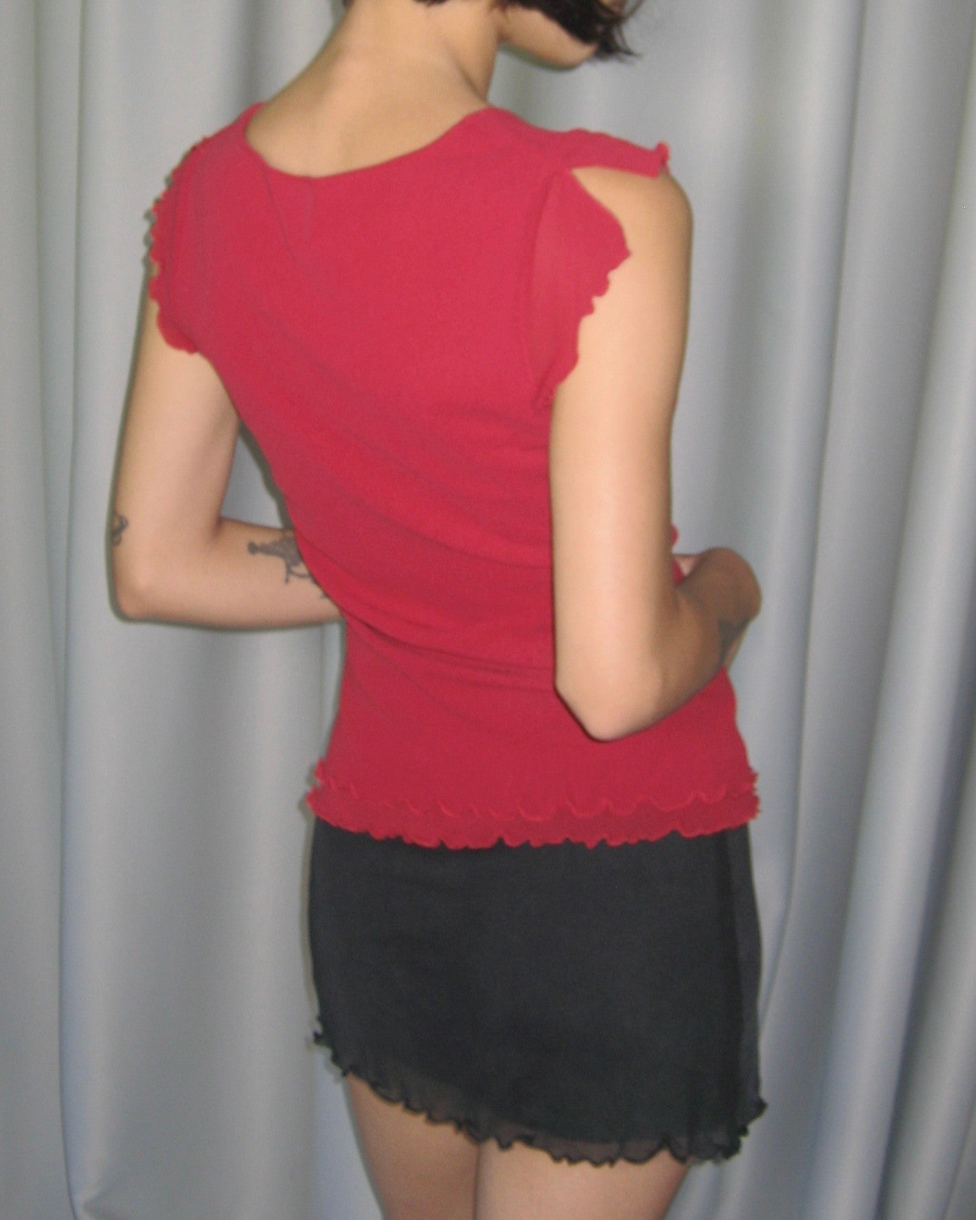 Cherry Half Sleeve Blouse