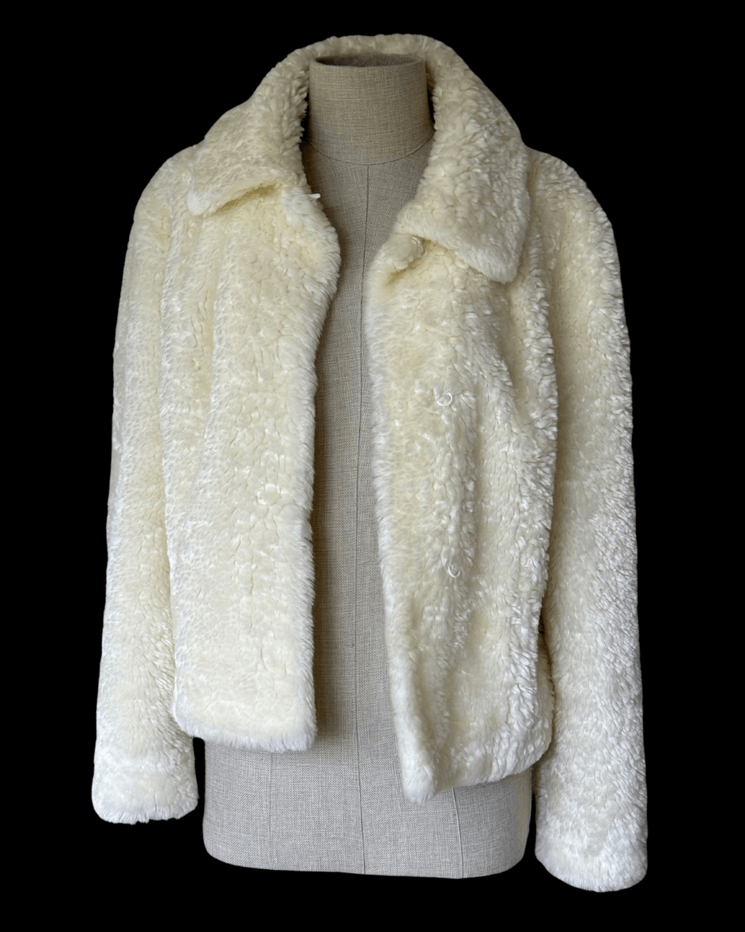 Cream Plush Jacket