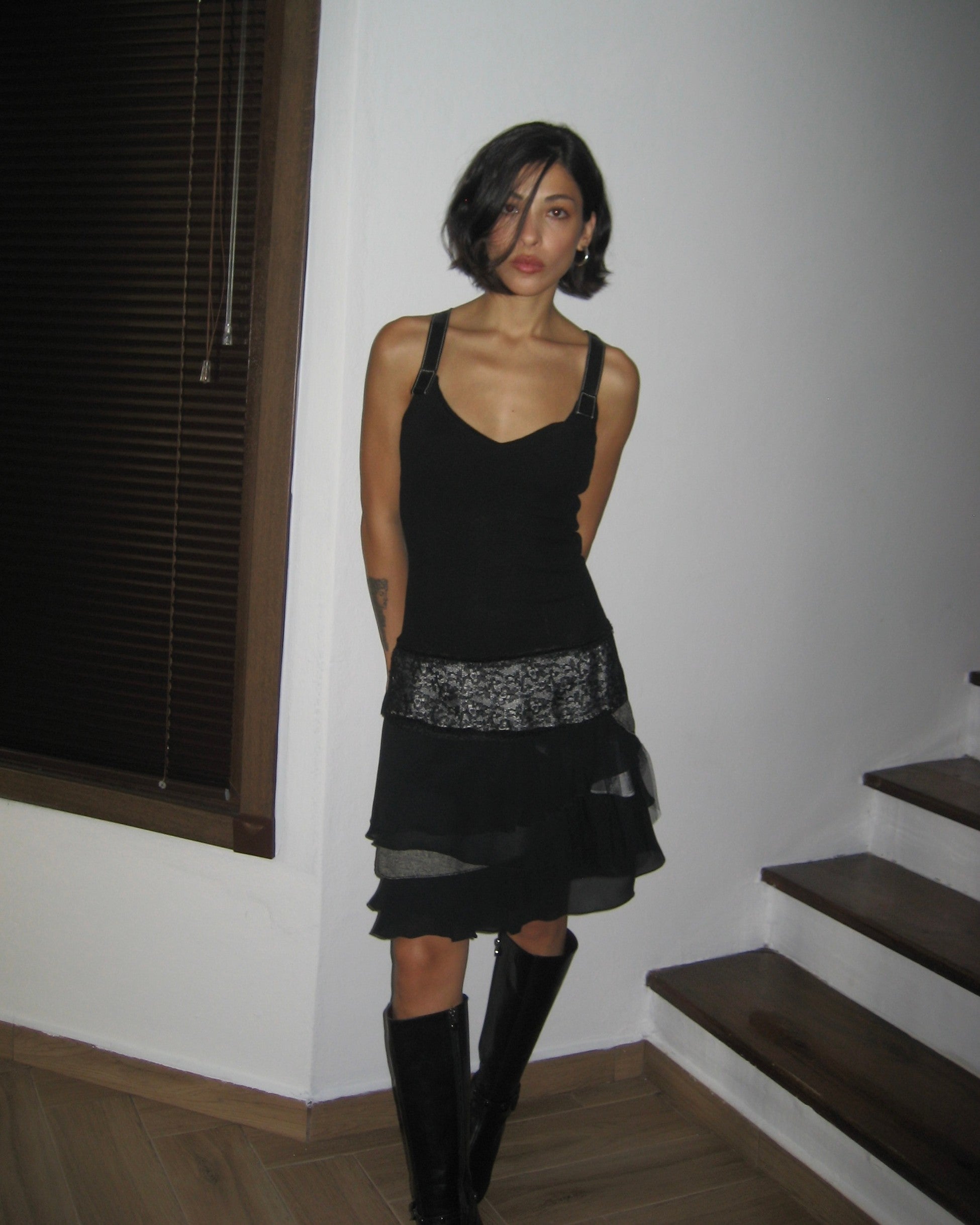 Black Wool Dress