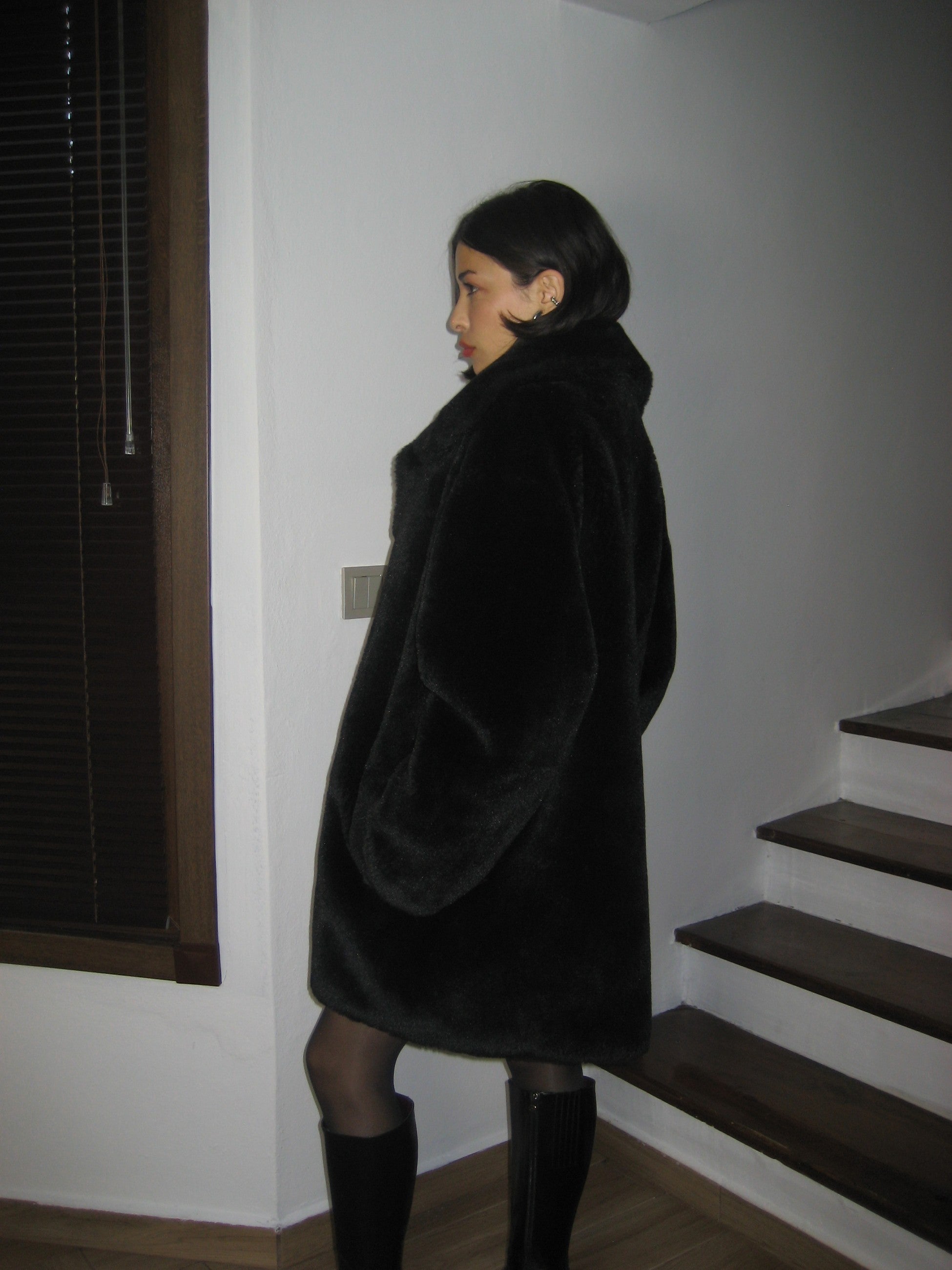 Black Plush Fur