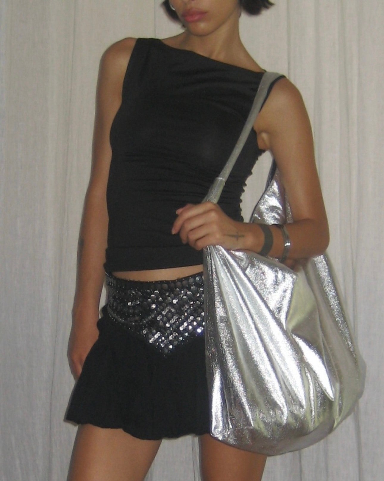 Black Balloon Skirt