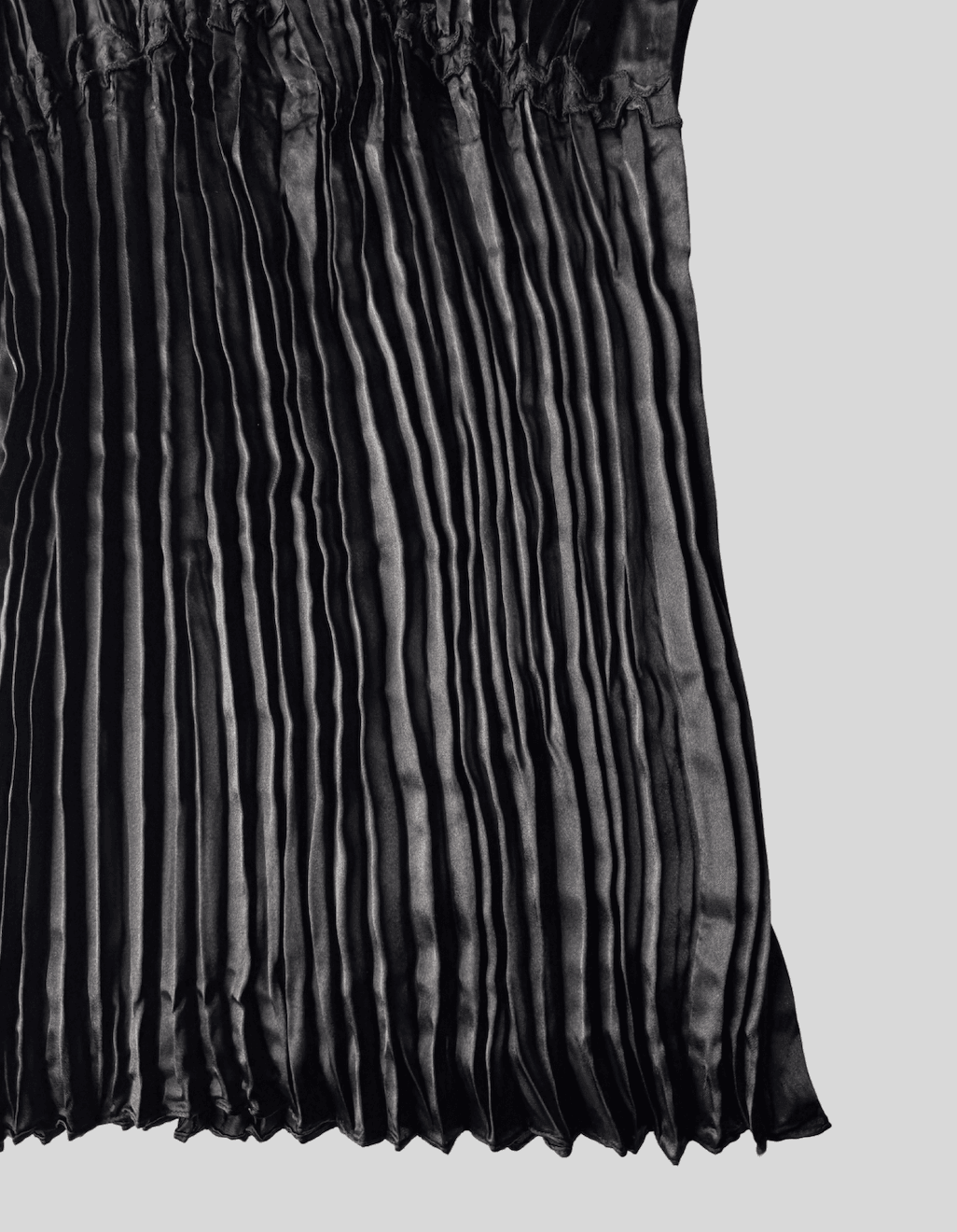 Accordion Black Blouse