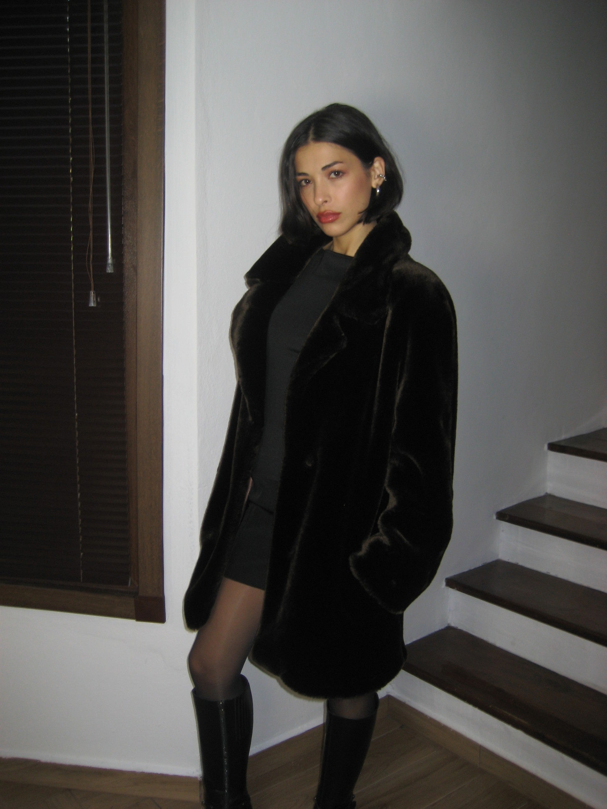 Brown Plush Fur