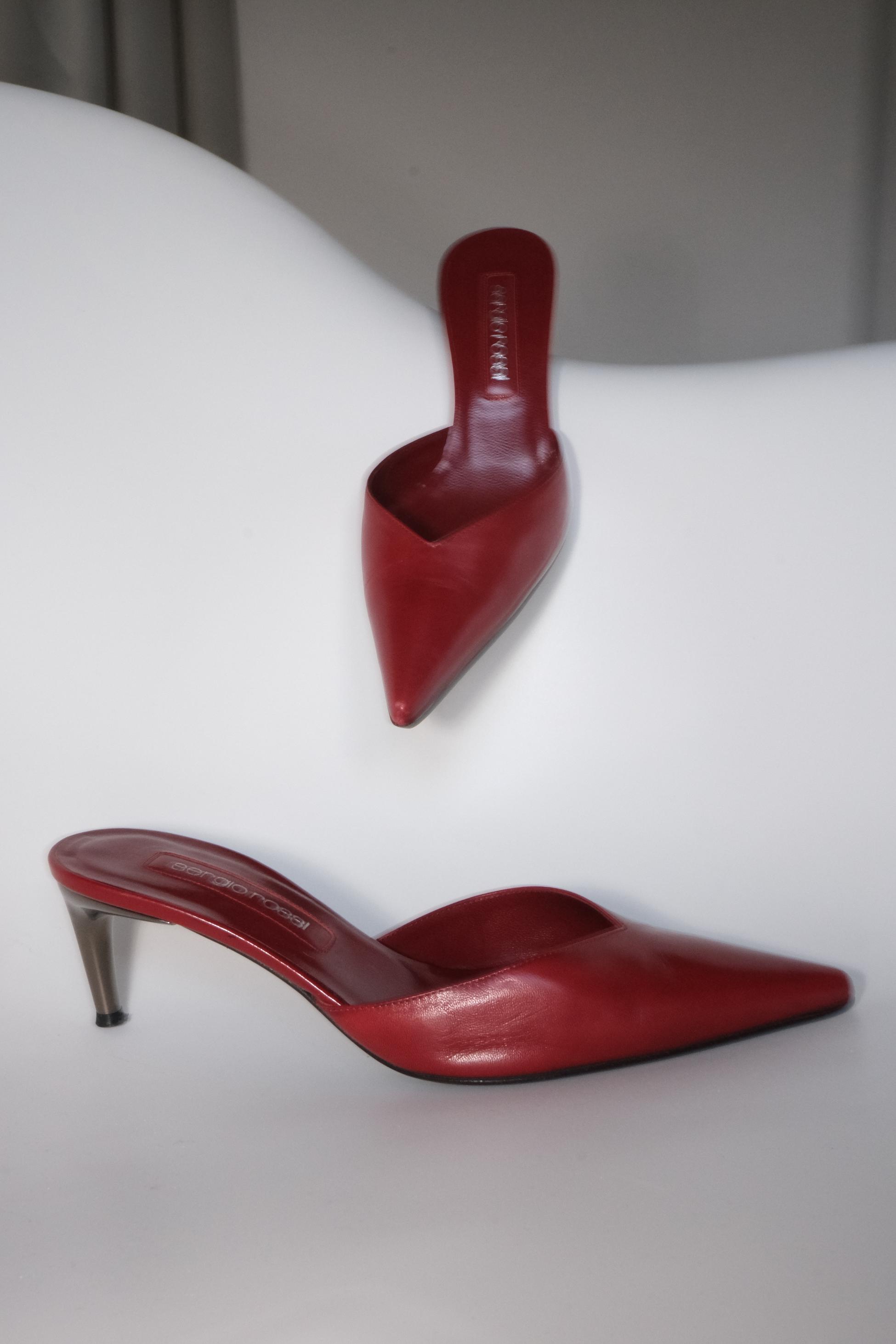 Sergio Rossi High Heel Slippers