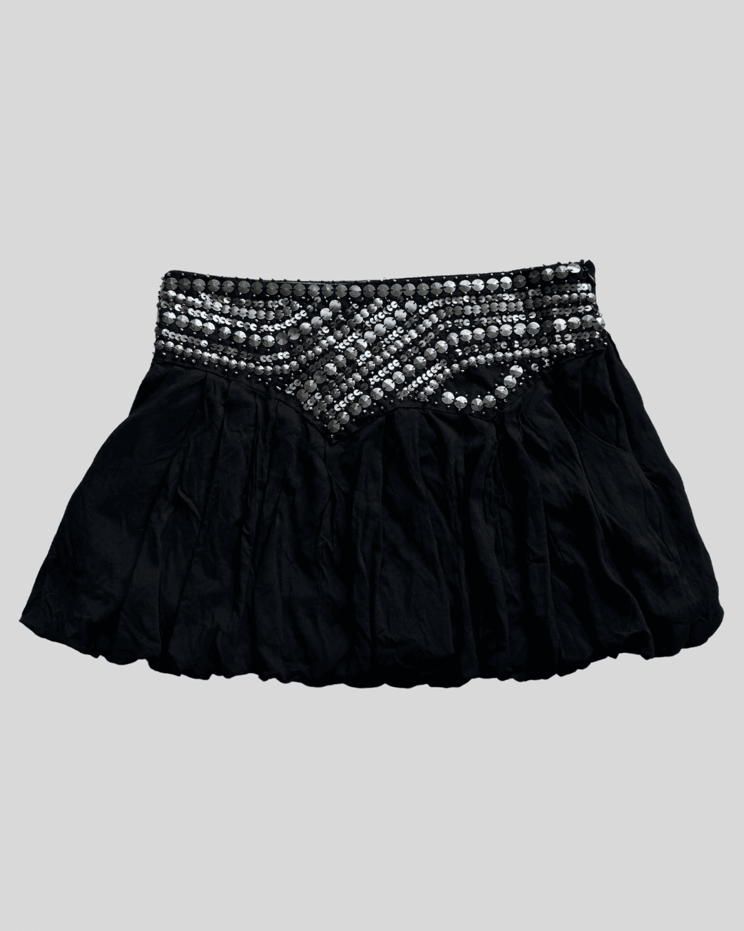 Black Balloon Skirt