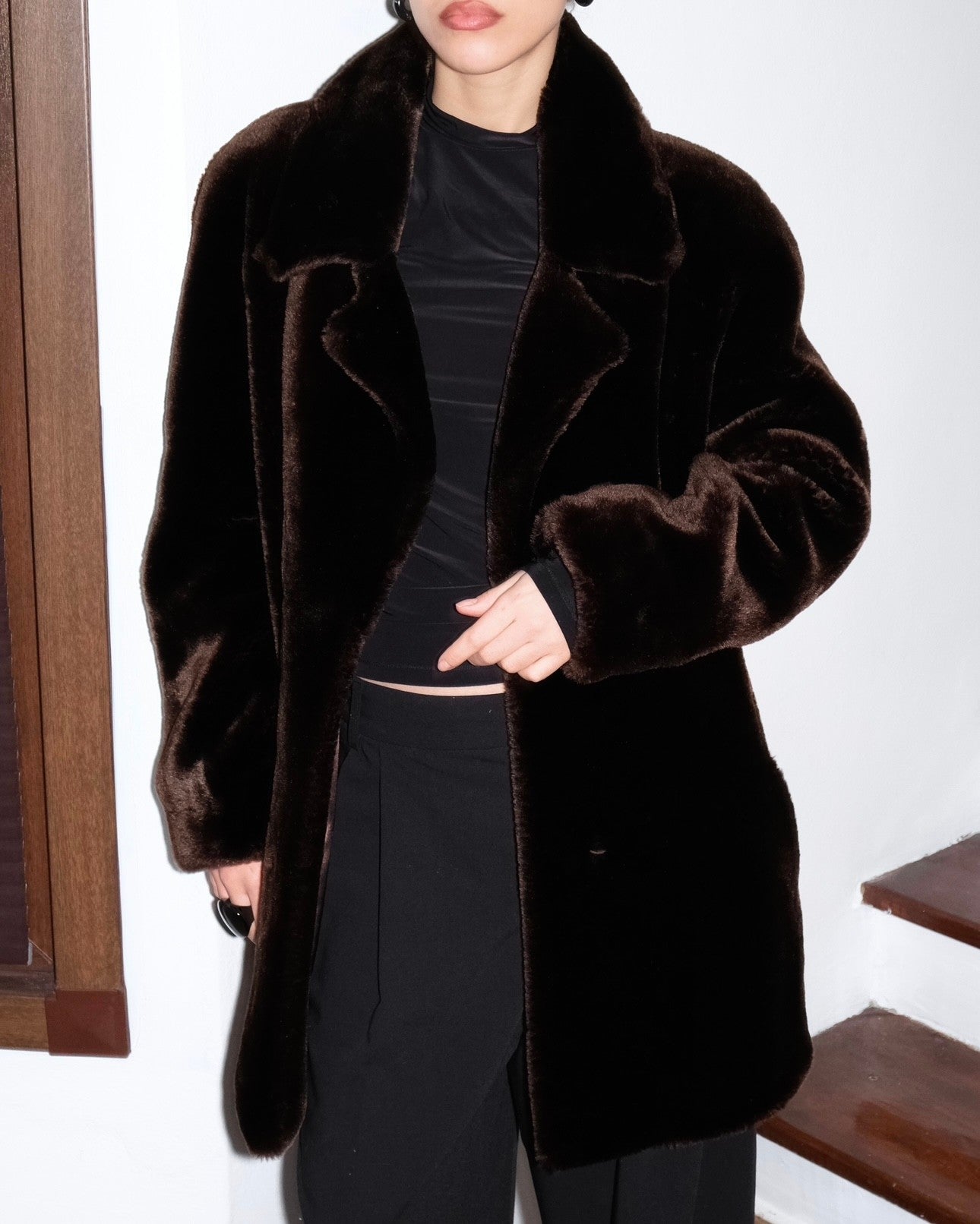 Brown Plush Fur
