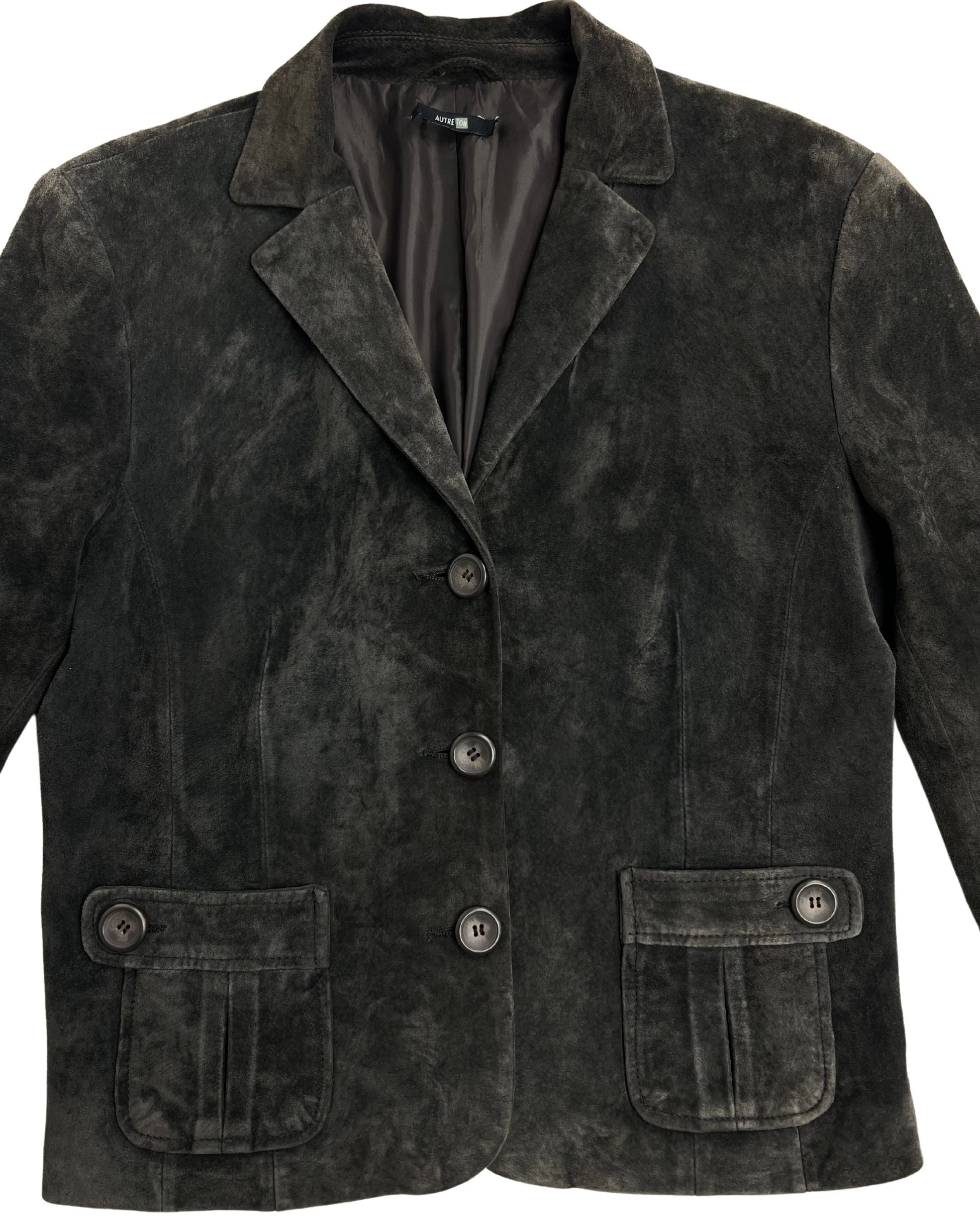 Anthracite Suede Jacket