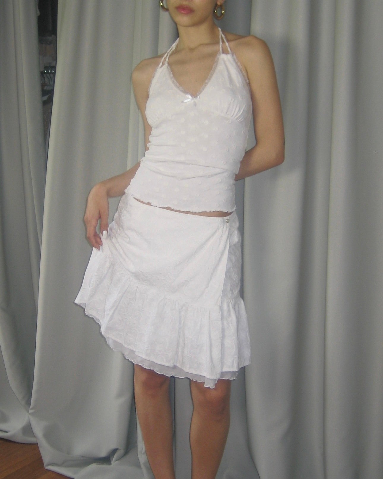 White Two Piece Suit
