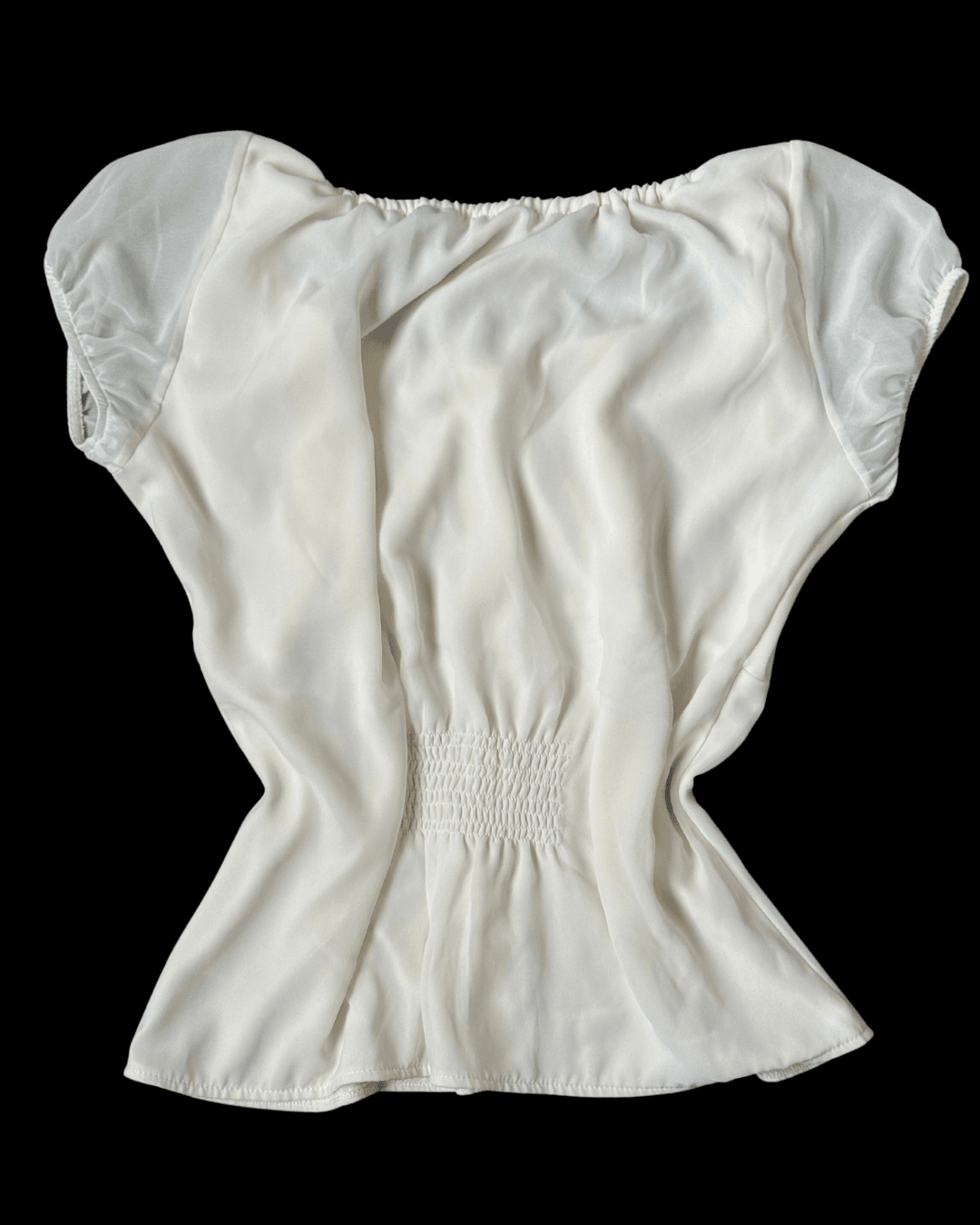 Ecru Chiffon Blouse