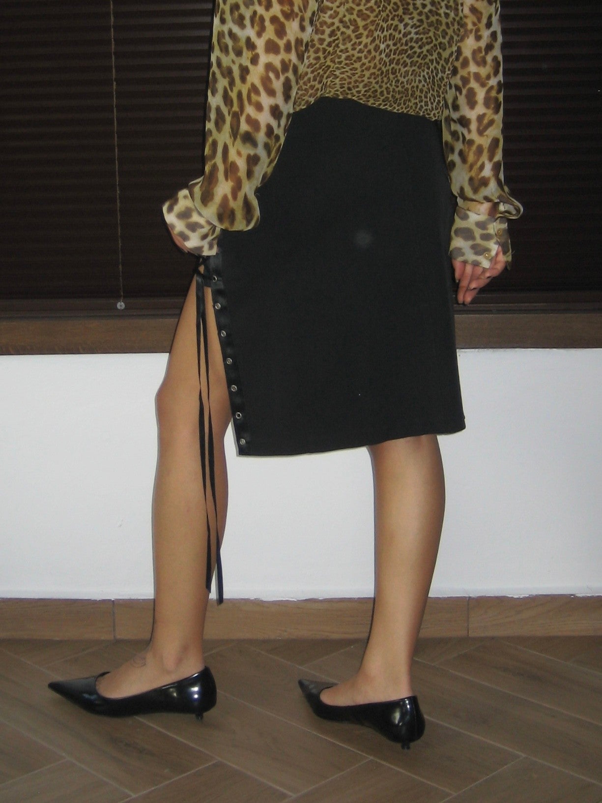 Sisley Slit Detail Skirt