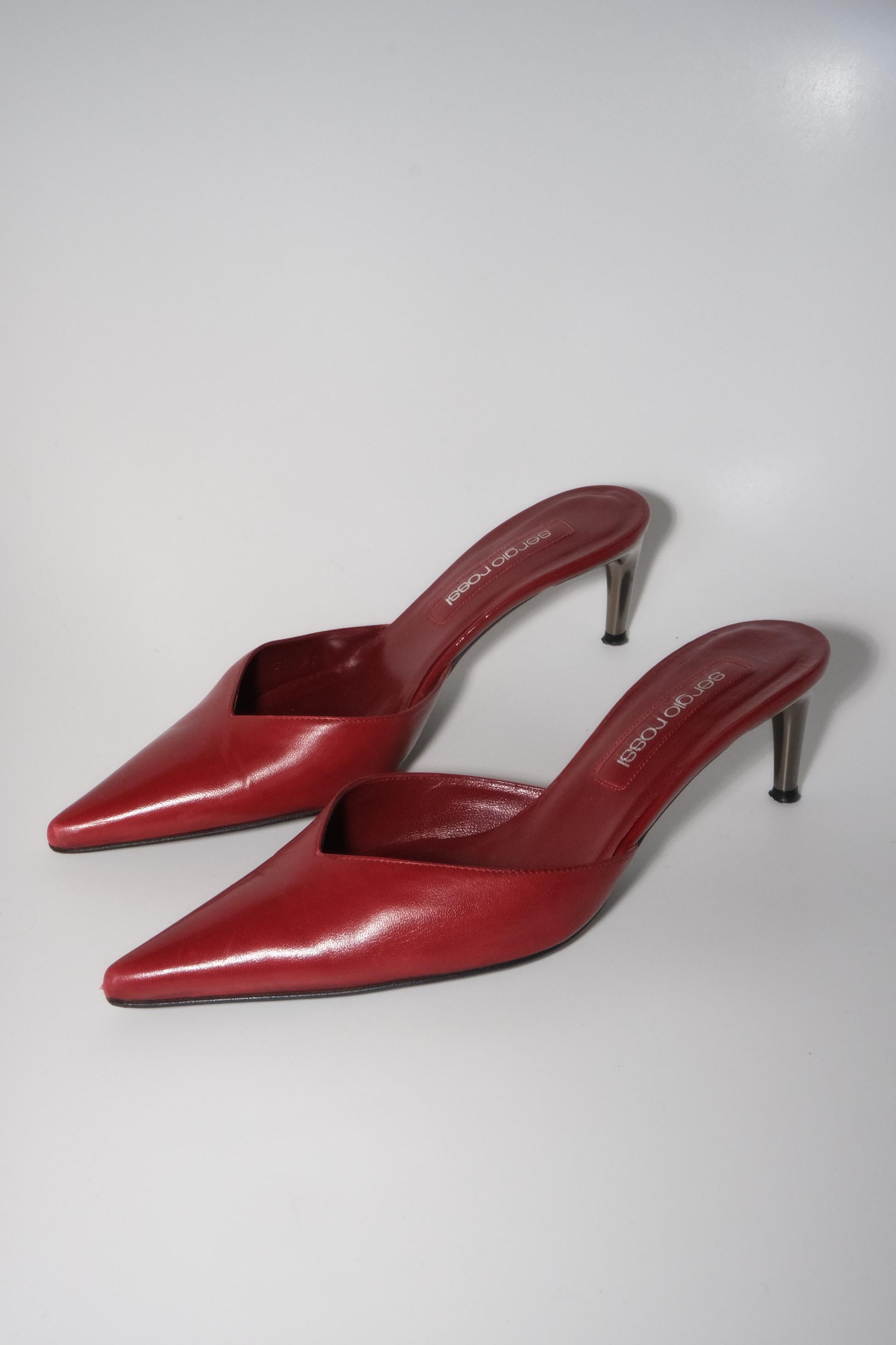 Sergio Rossi High Heel Slippers