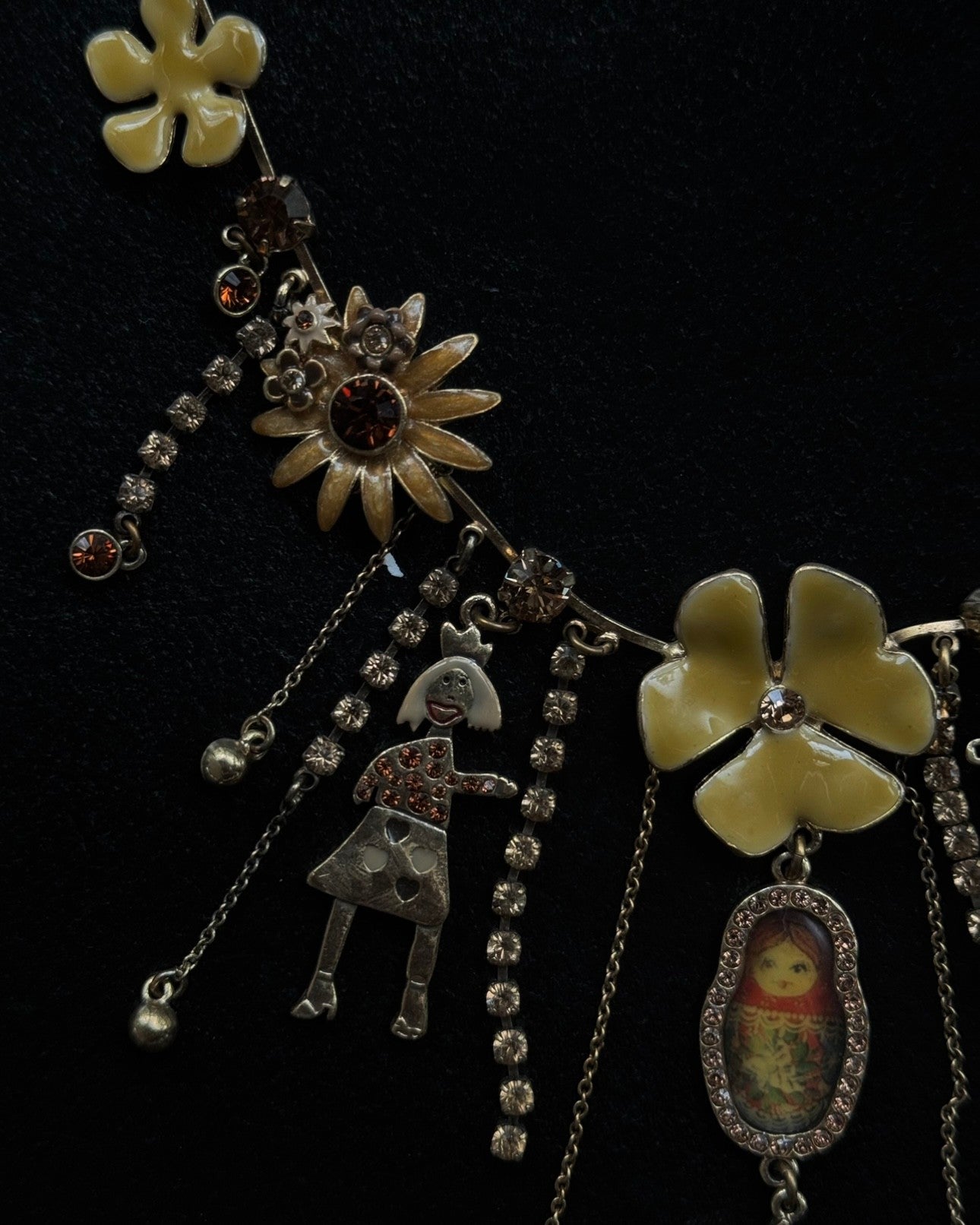 Pilgrim Flower Gold Necklace