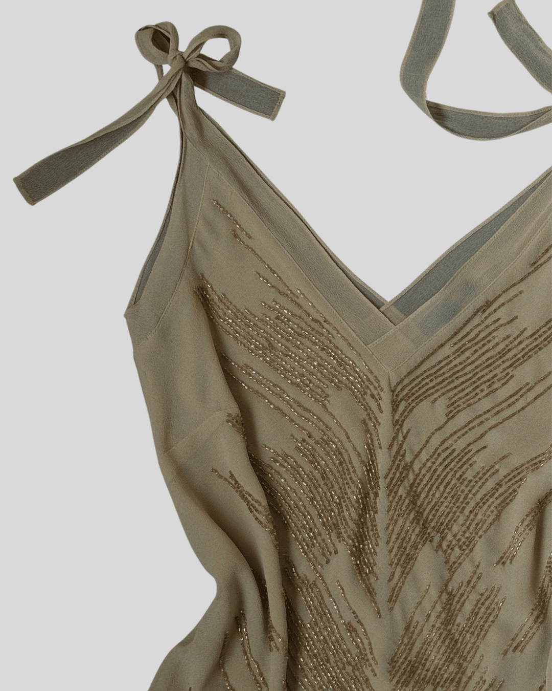 Embroidered Detailed Strapless Blouse