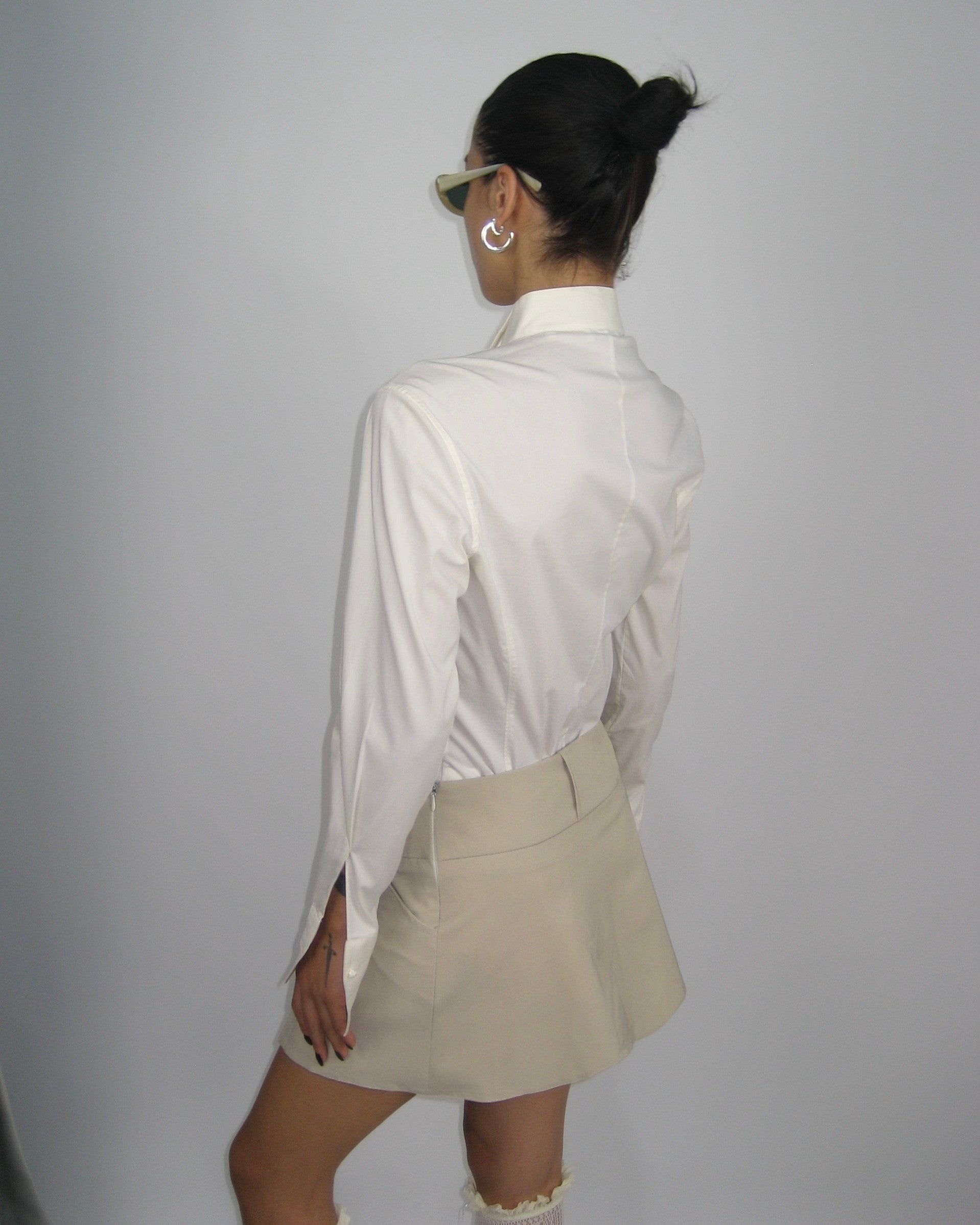 Vakko Shirt with Embroidered Details