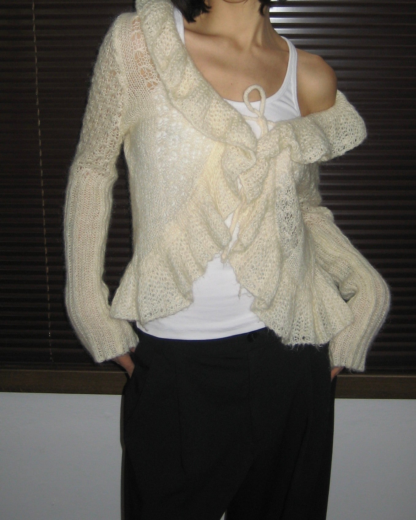 Tied Thin Cardigan
