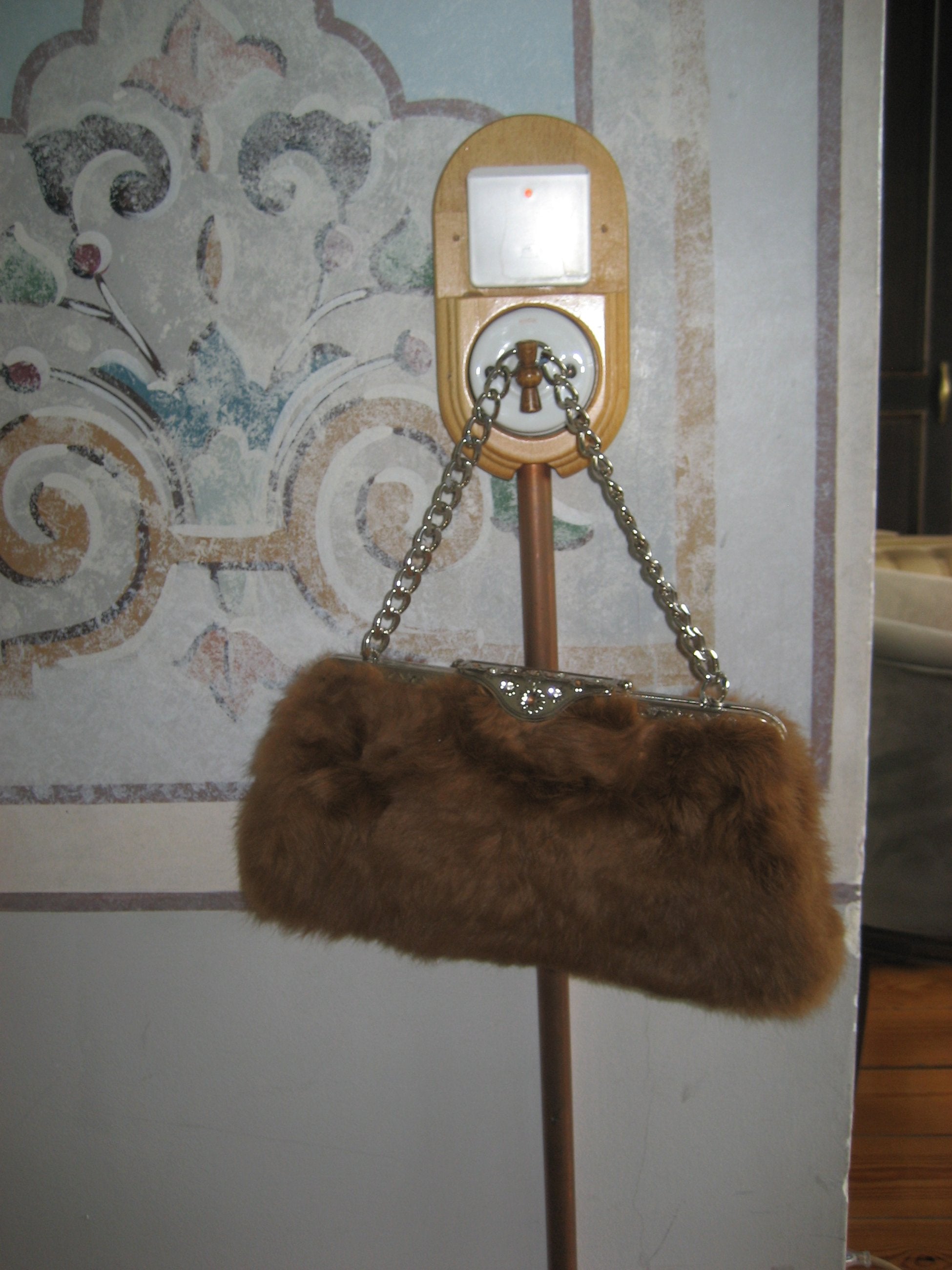 Light Brown Furry Bag