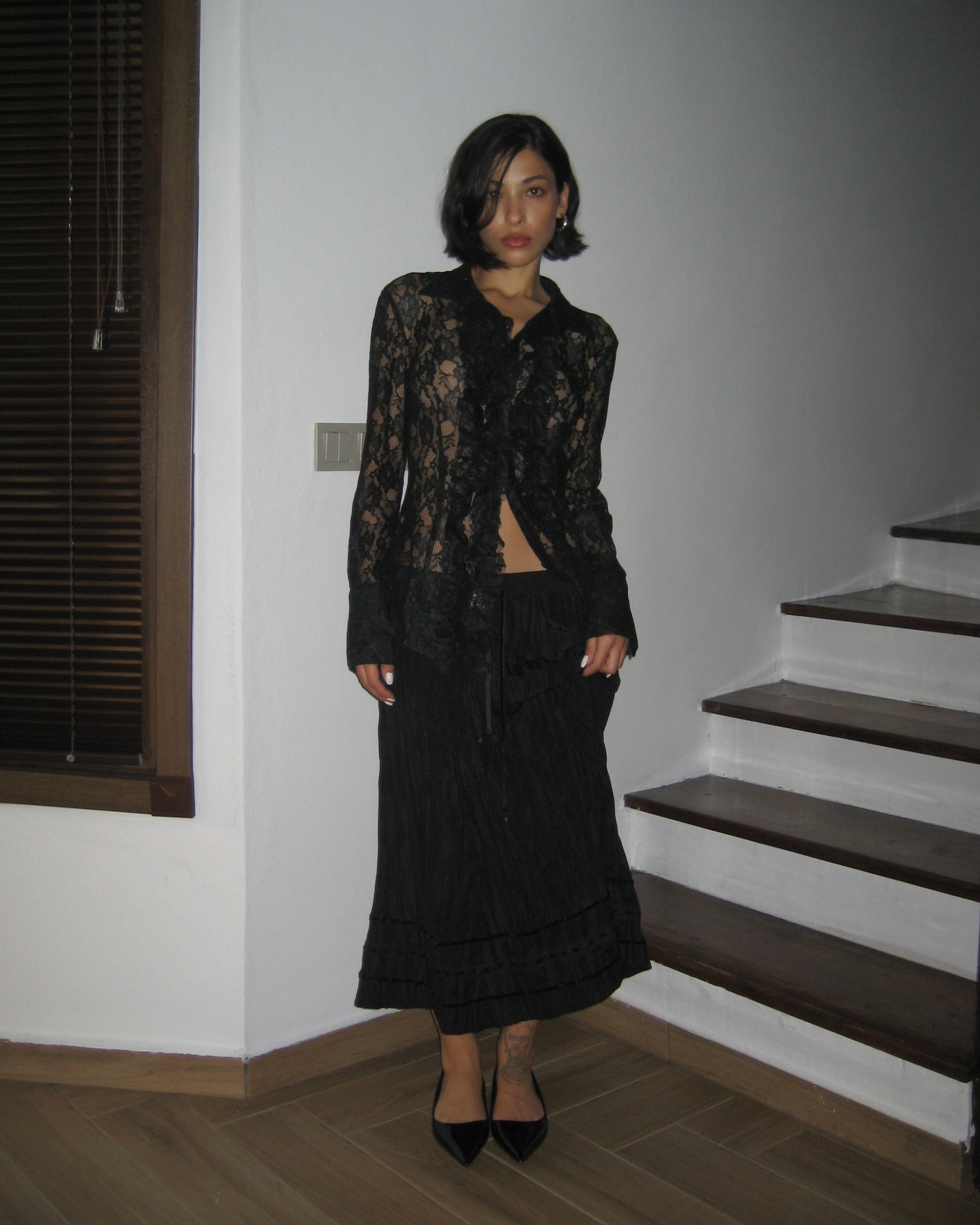 Stefanel Lace Shirt