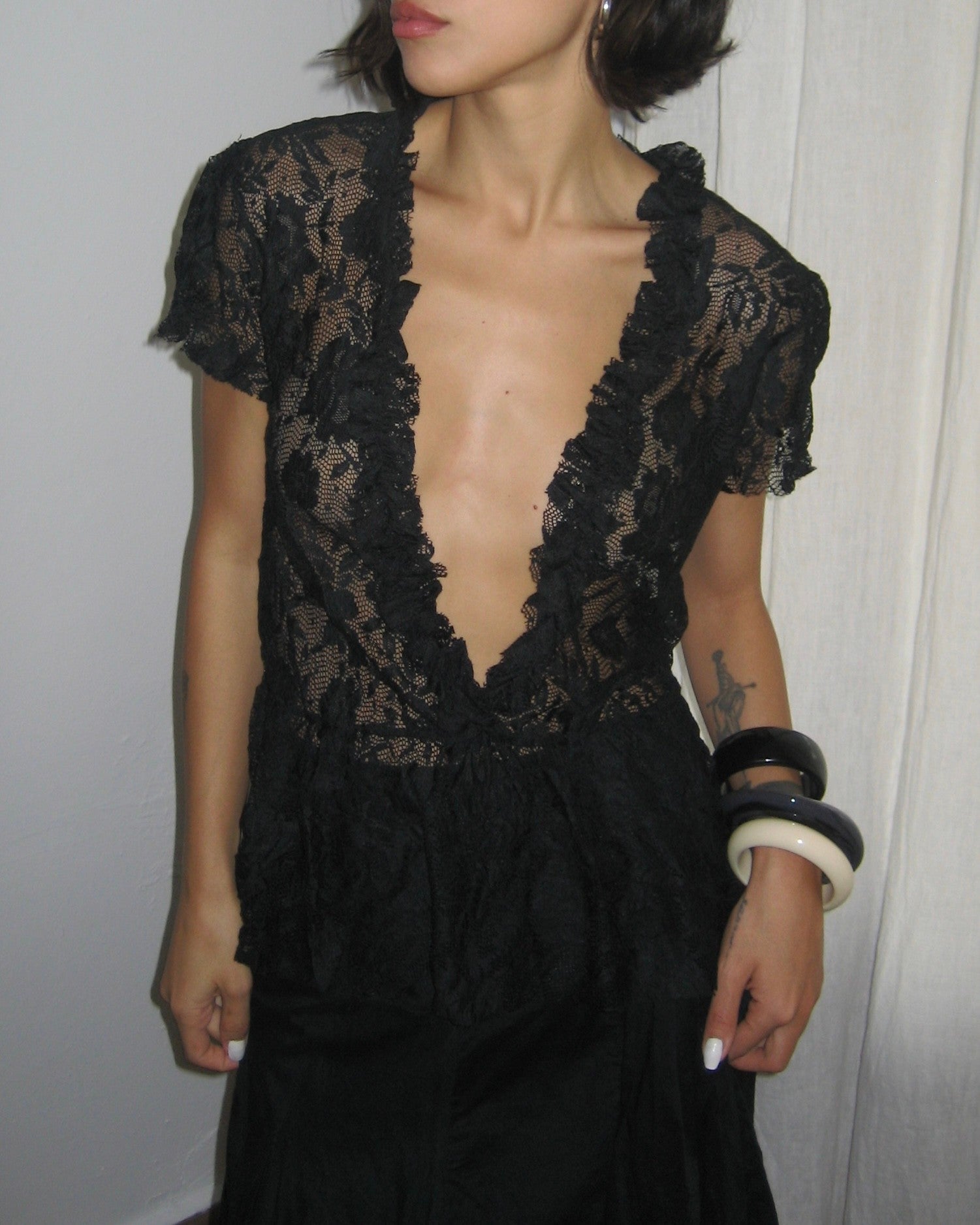 Lace Transparent Blouse
